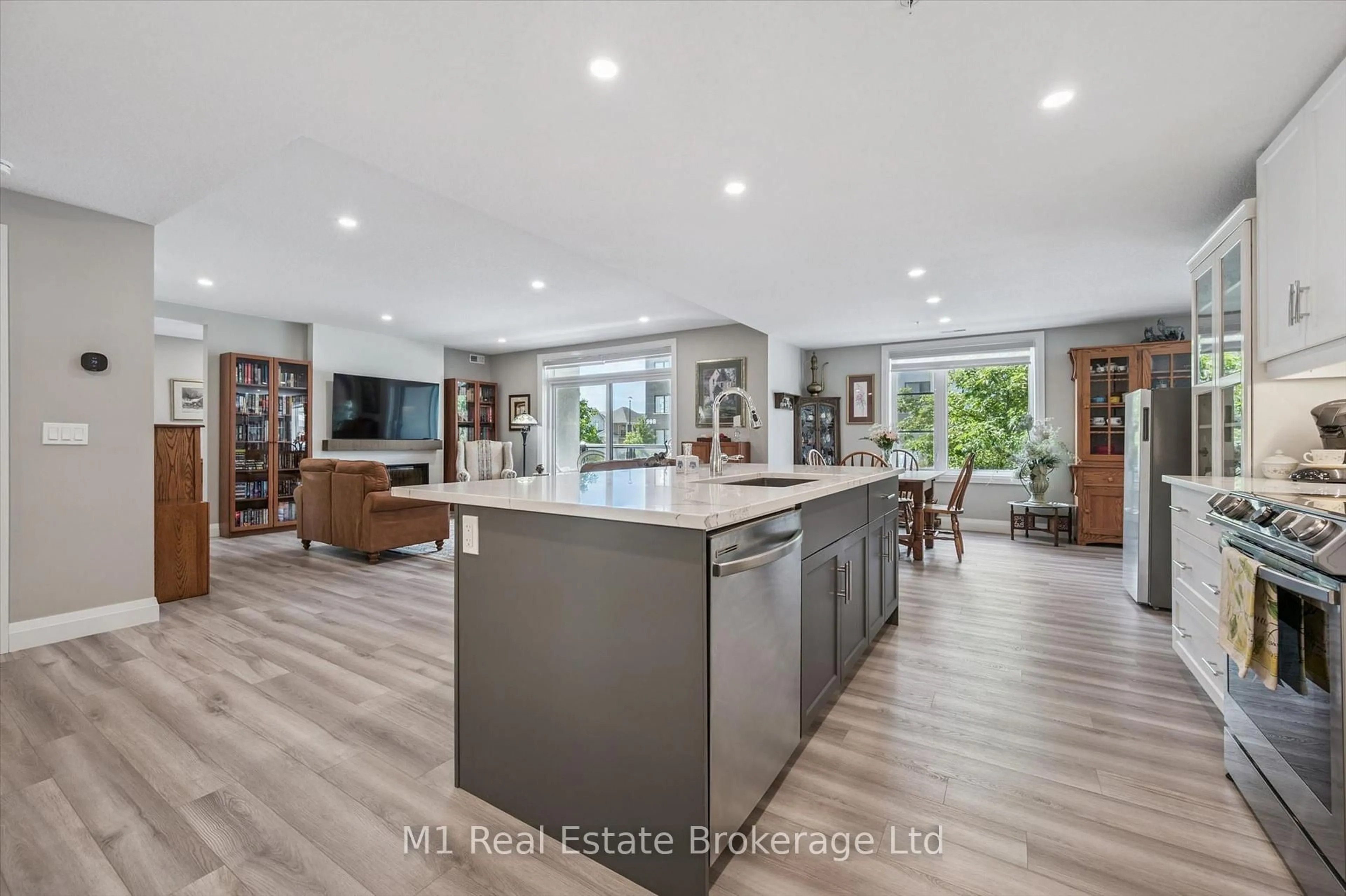 Open concept kitchen, unknown for 99A Farley Rd #107, Centre Wellington Ontario N1M 0J9