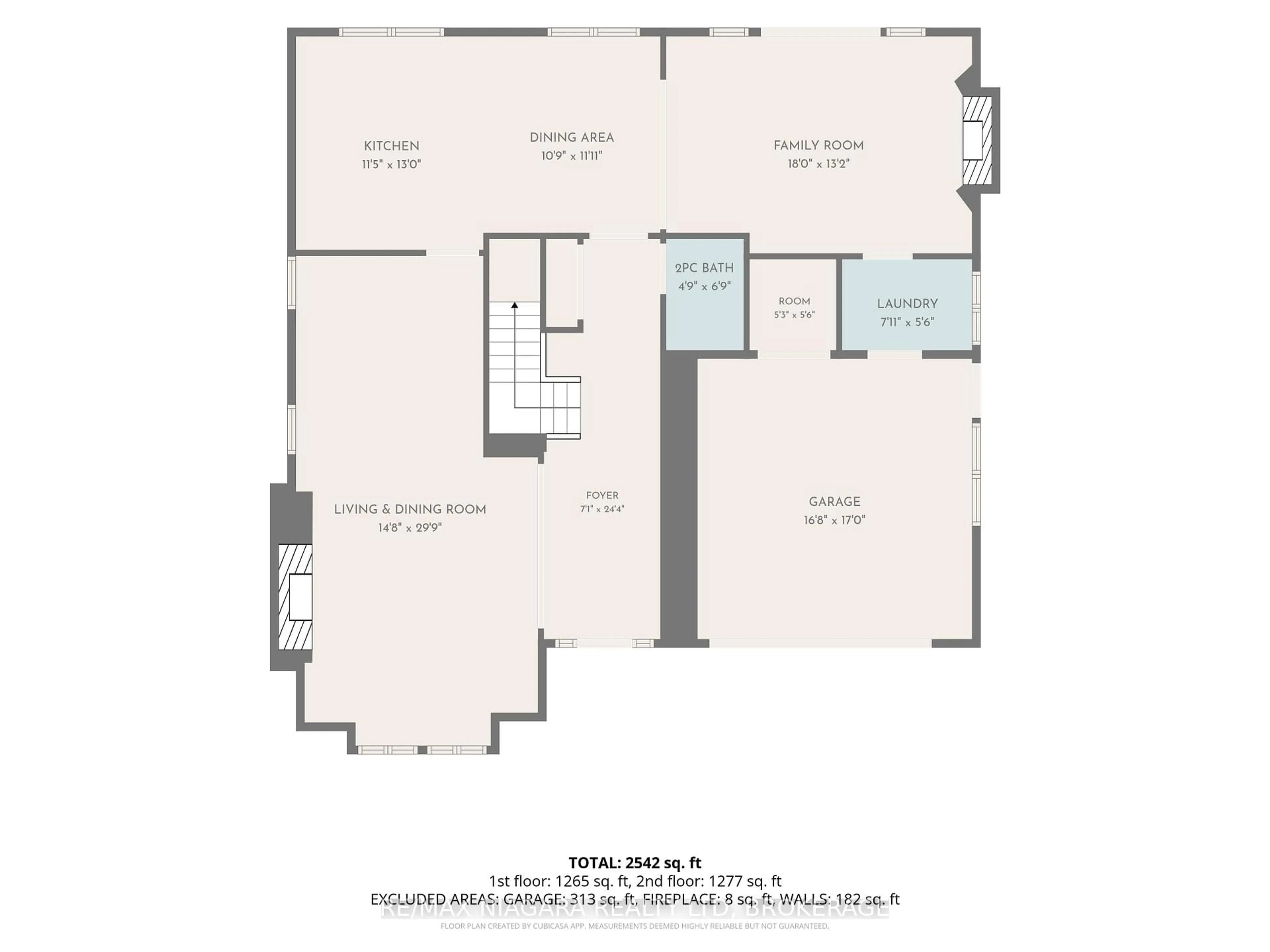Floor plan for 523 Hwy 3, Port Colborne Ontario L3K 5V3