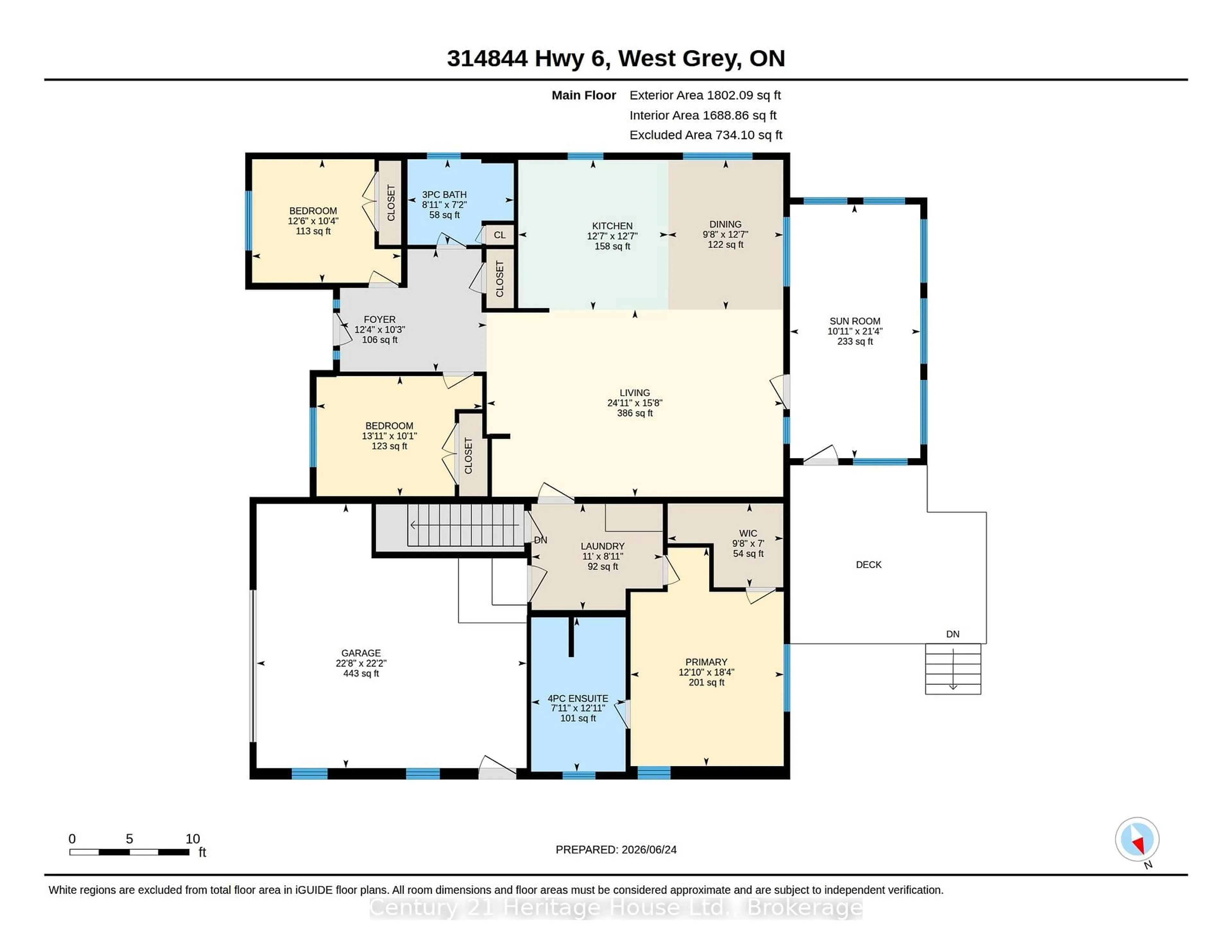 Floor plan for 314844 6 Highway, West Grey Ontario N0G 1R0