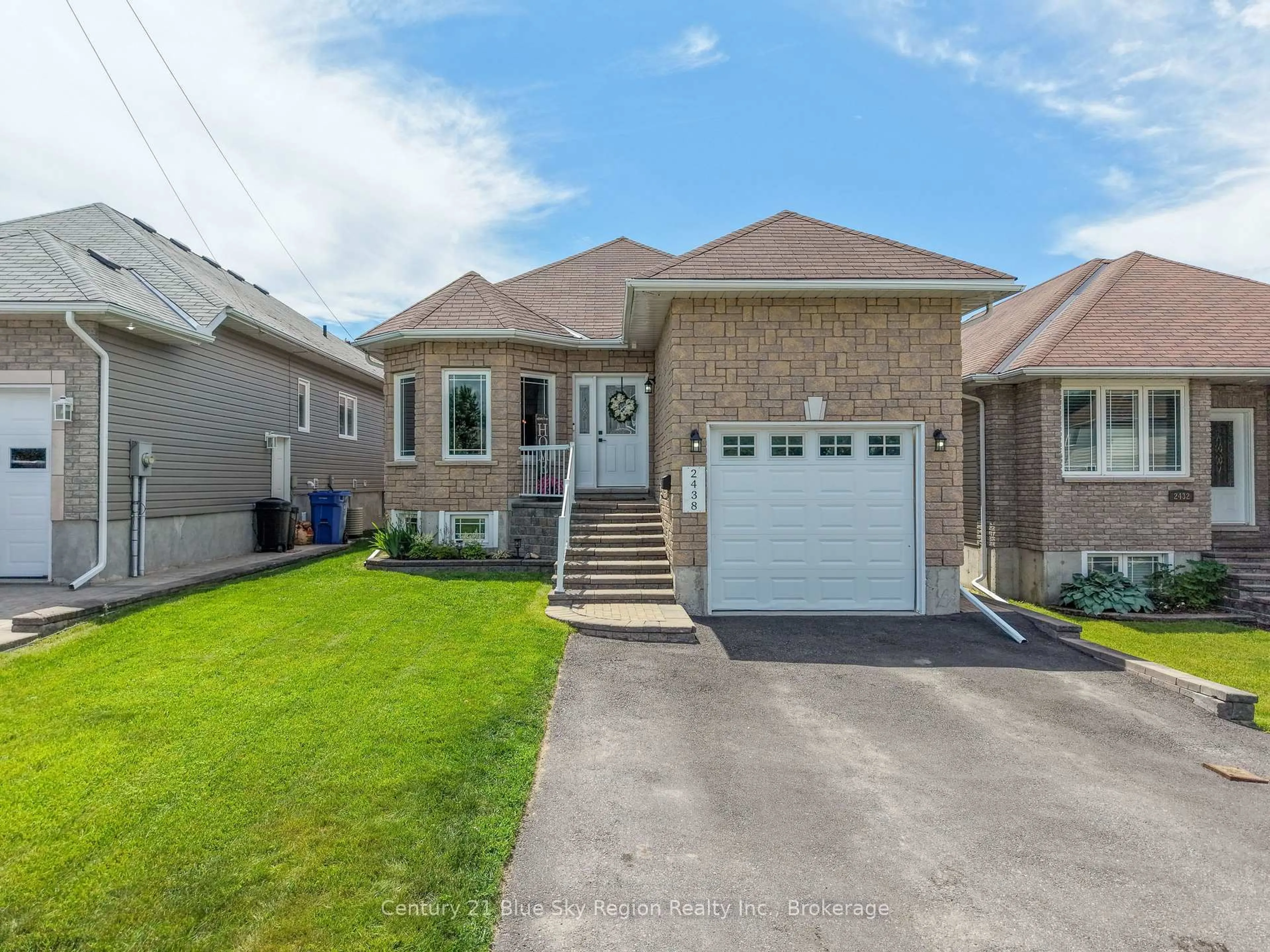Home with brick exterior material, street for 2438 Connaught Ave, North Bay Ontario P1B 0C4