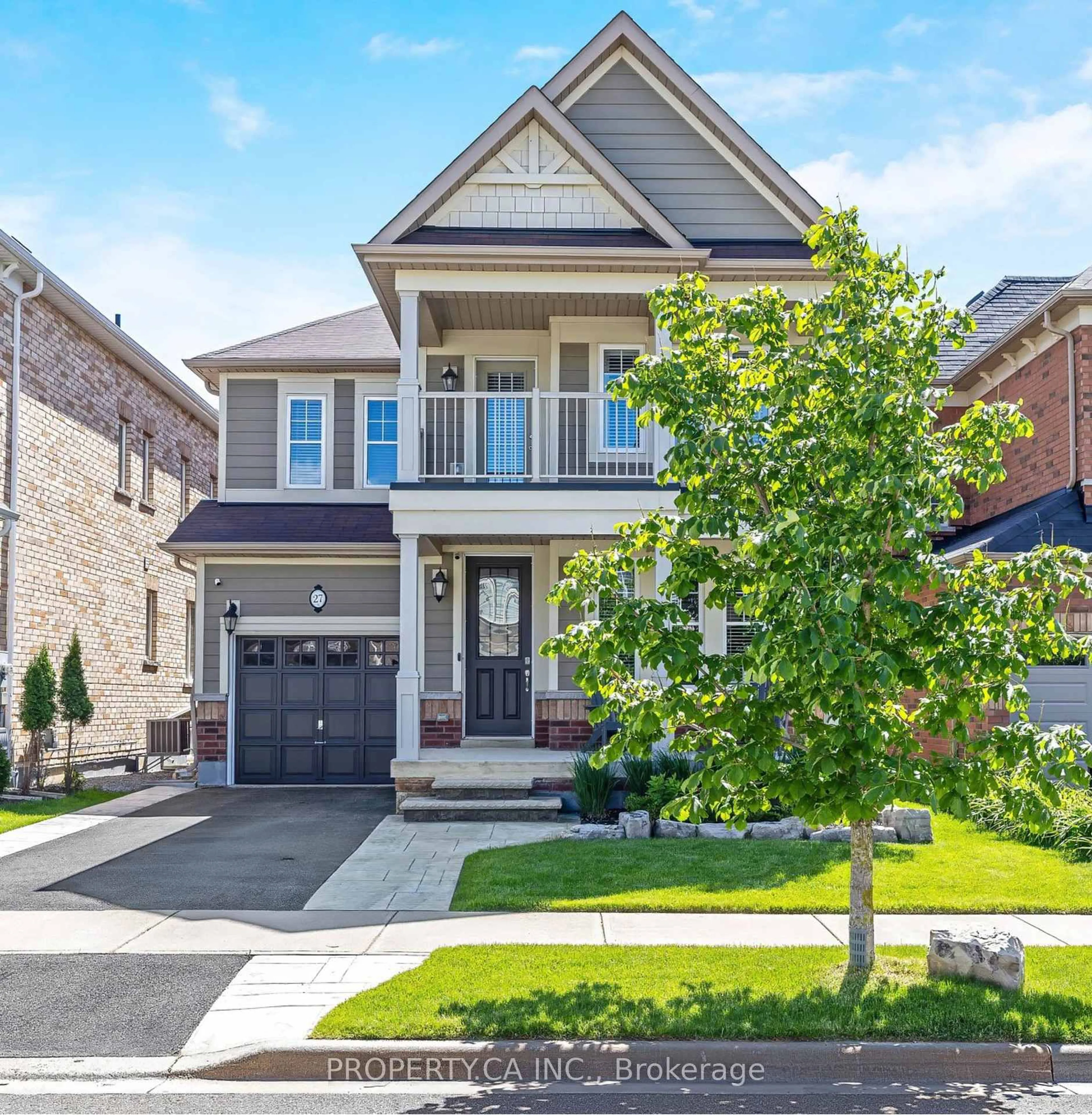 Home with brick exterior material, street for 27 Macbean Cres, Hamilton Ontario L8B 0S5