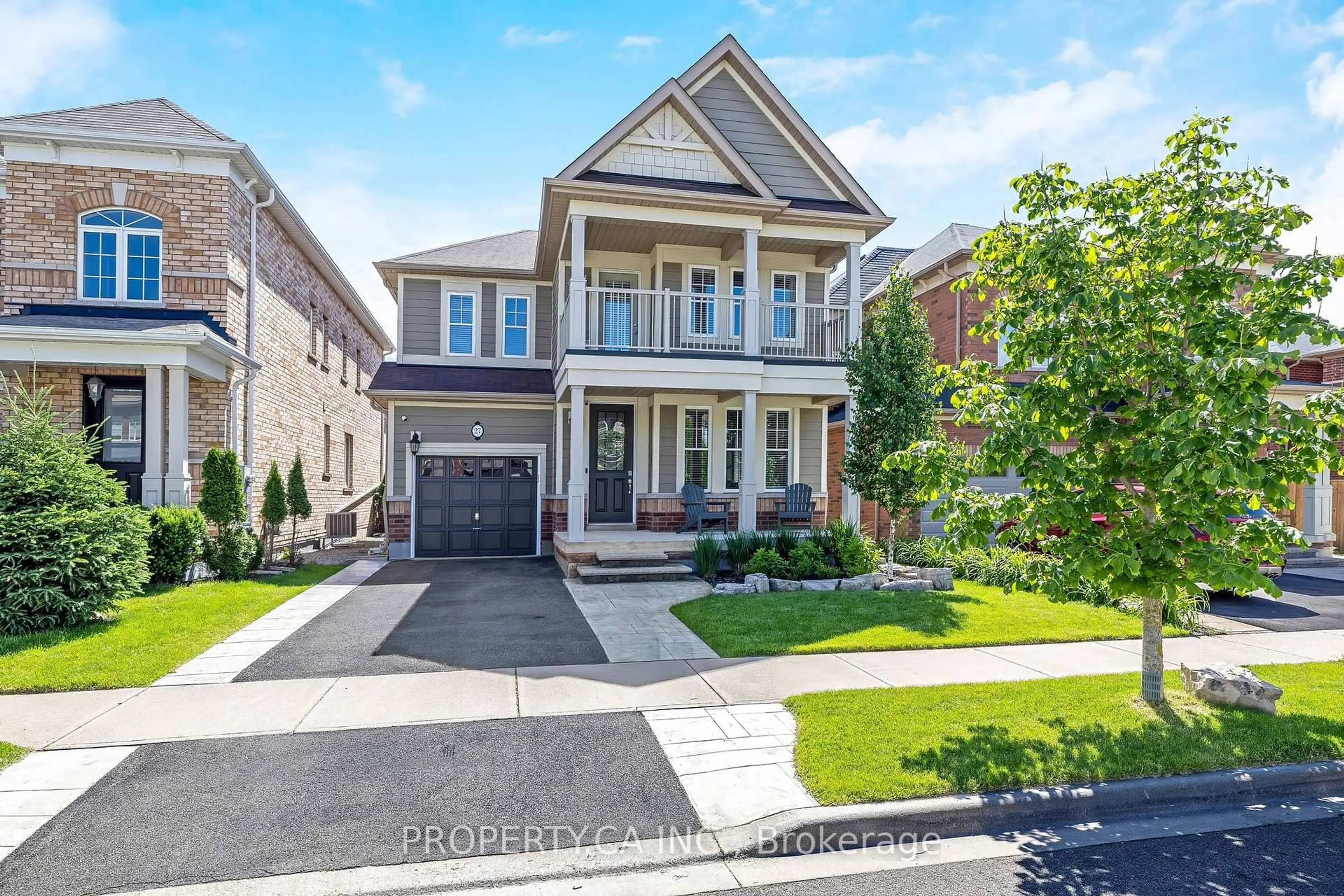 Home with brick exterior material, street for 27 Macbean Cres, Hamilton Ontario L8B 0S5