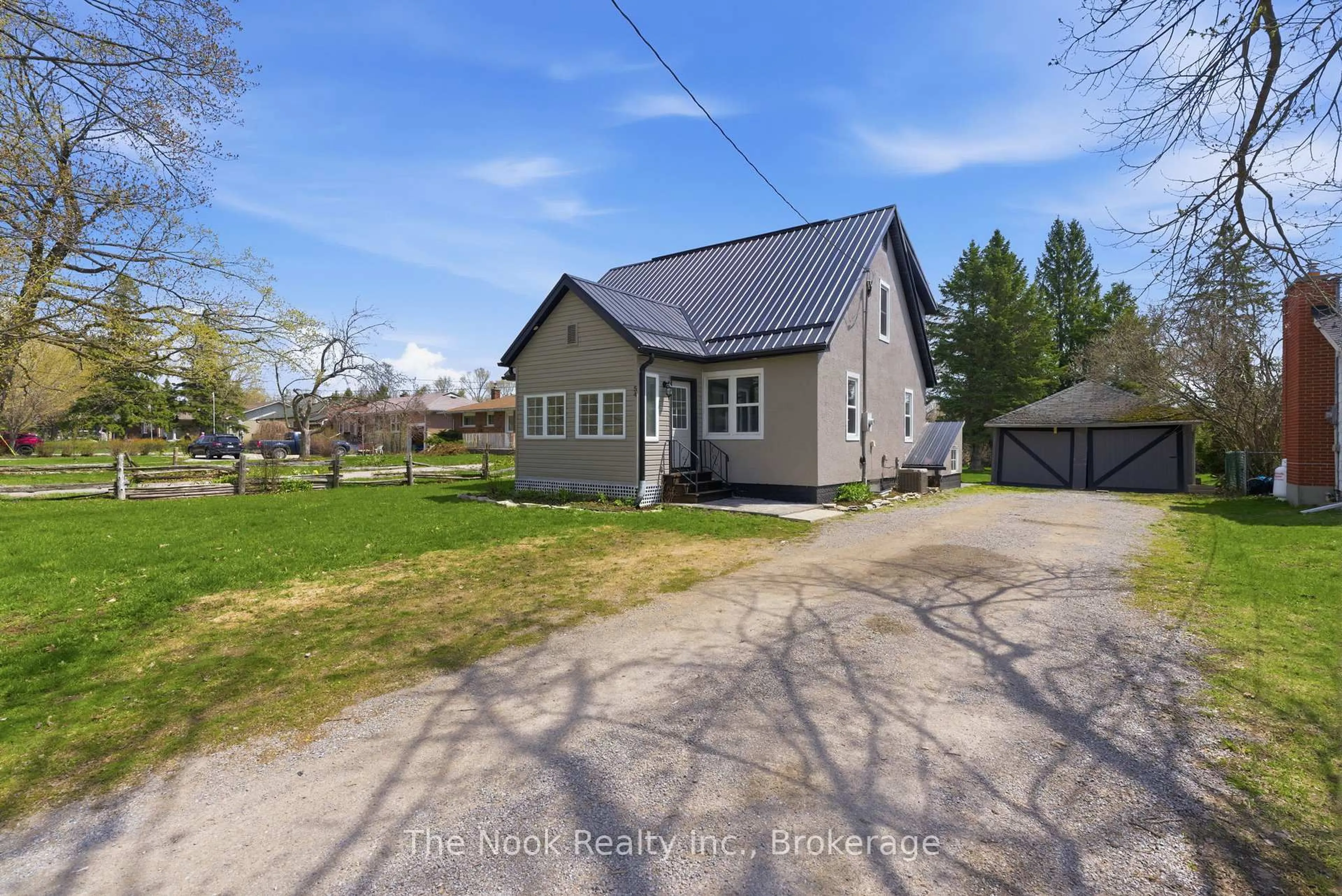 A pic from outside/outdoor area/front of a property/back of a property/a pic from drone, street for 54 Clifton St, Kawartha Lakes Ontario K0M 1N0