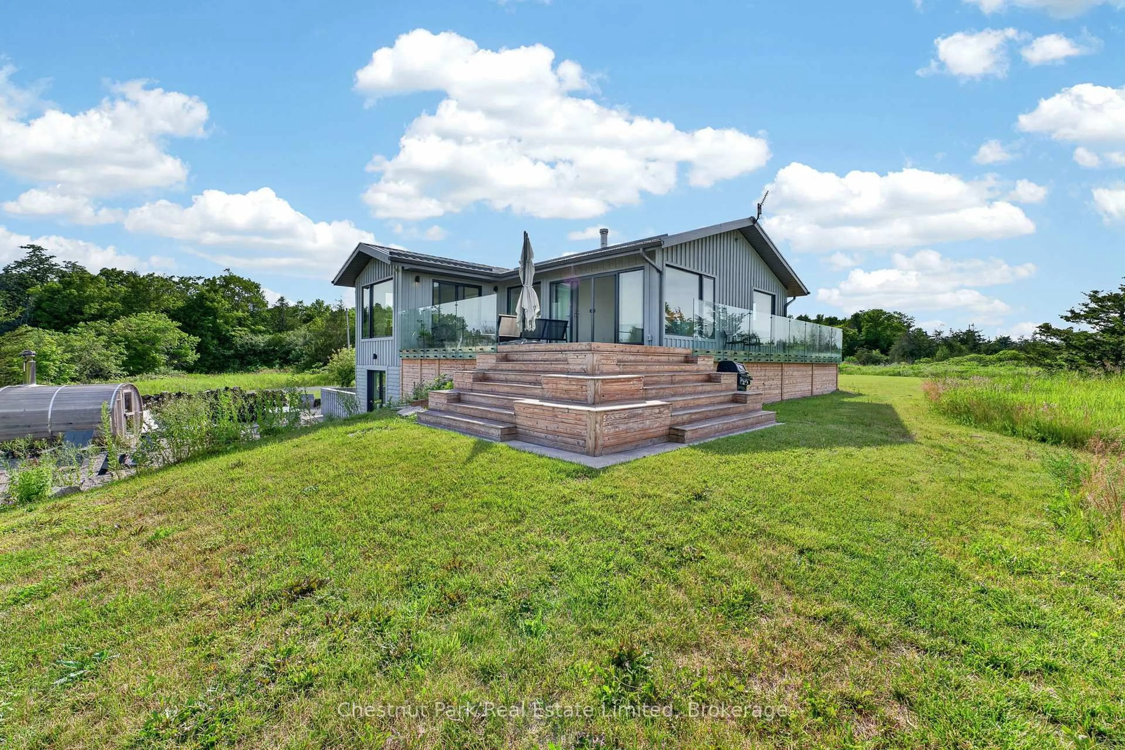 A pic from outside/outdoor area/front of a property/back of a property/a pic from drone, building for 745 Crowes Rd, Prince Edward County Ontario K0K 2T0