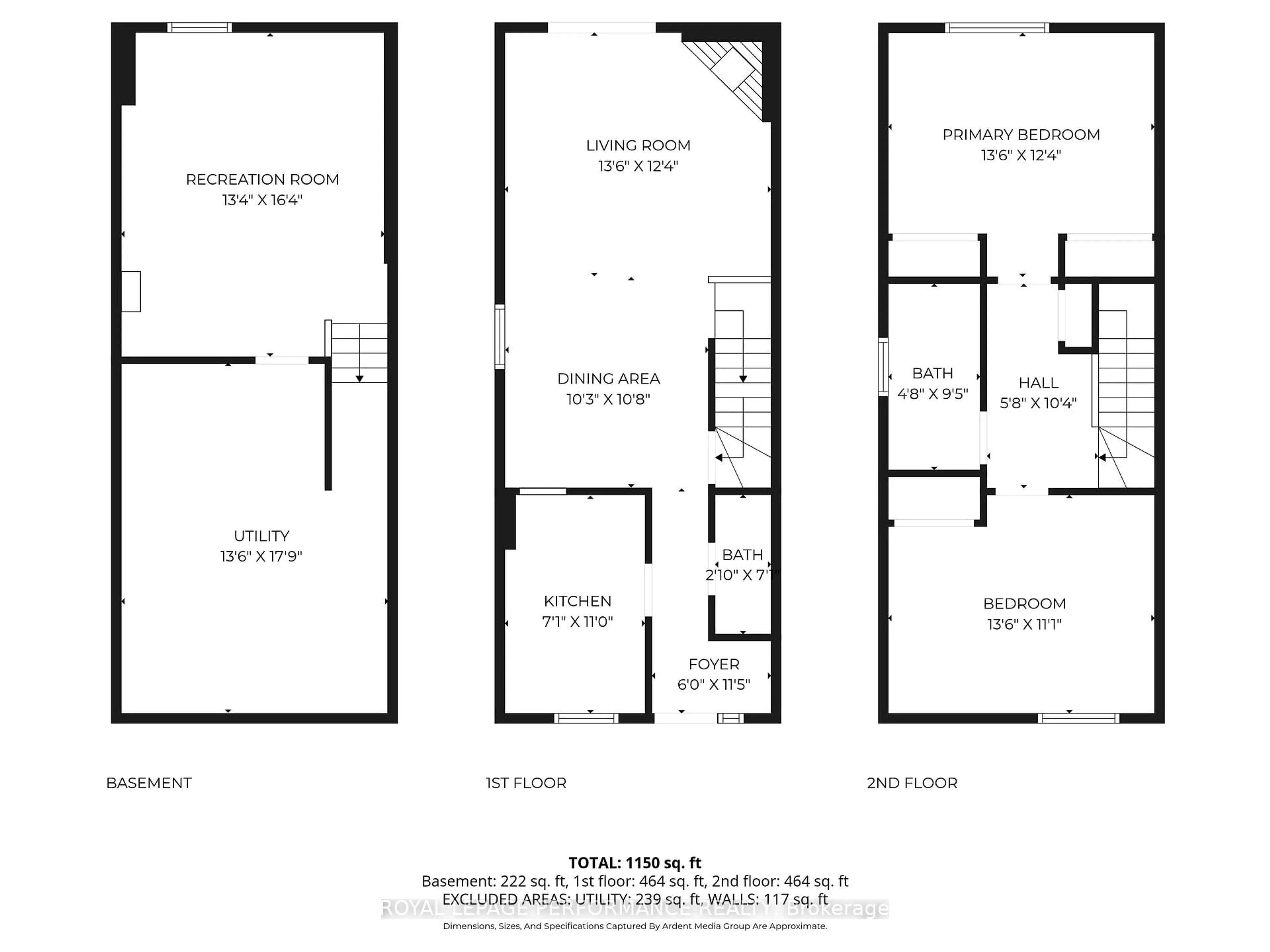 Floor plan for 6362 Bilberry Dr, Ottawa Ontario K1C 4P7