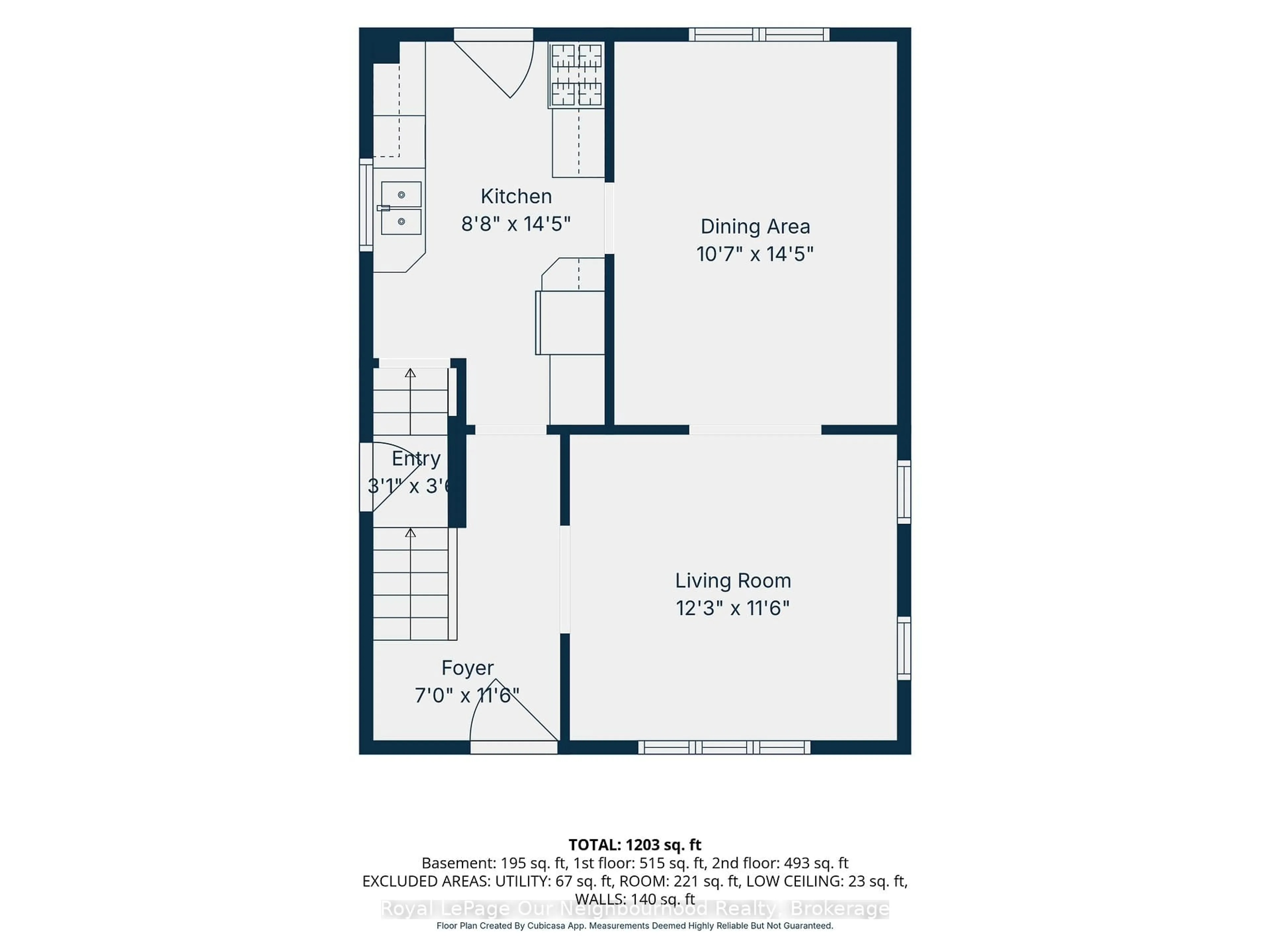 Floor plan for 1301 King St, London East Ontario N5W 2Y4