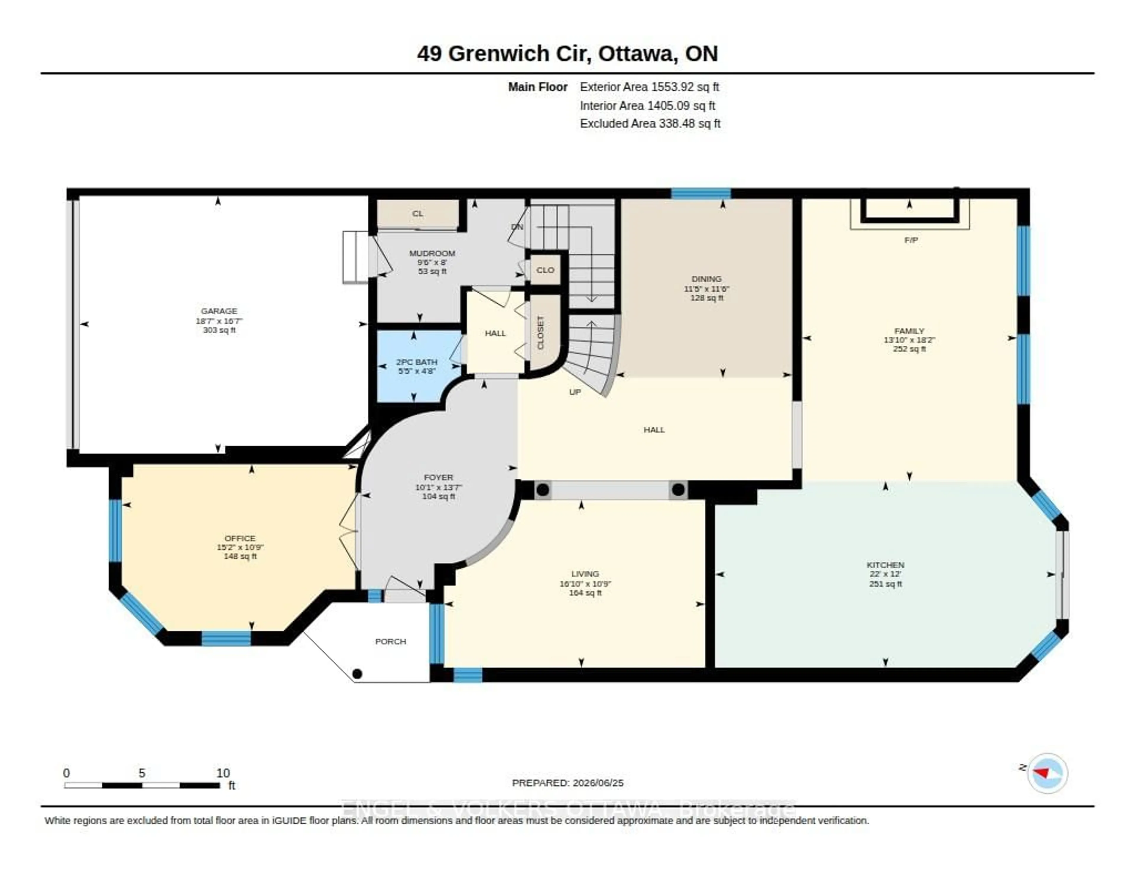 Floor plan for 49 Grenwich Circ, Ottawa Ontario K2C 4G1