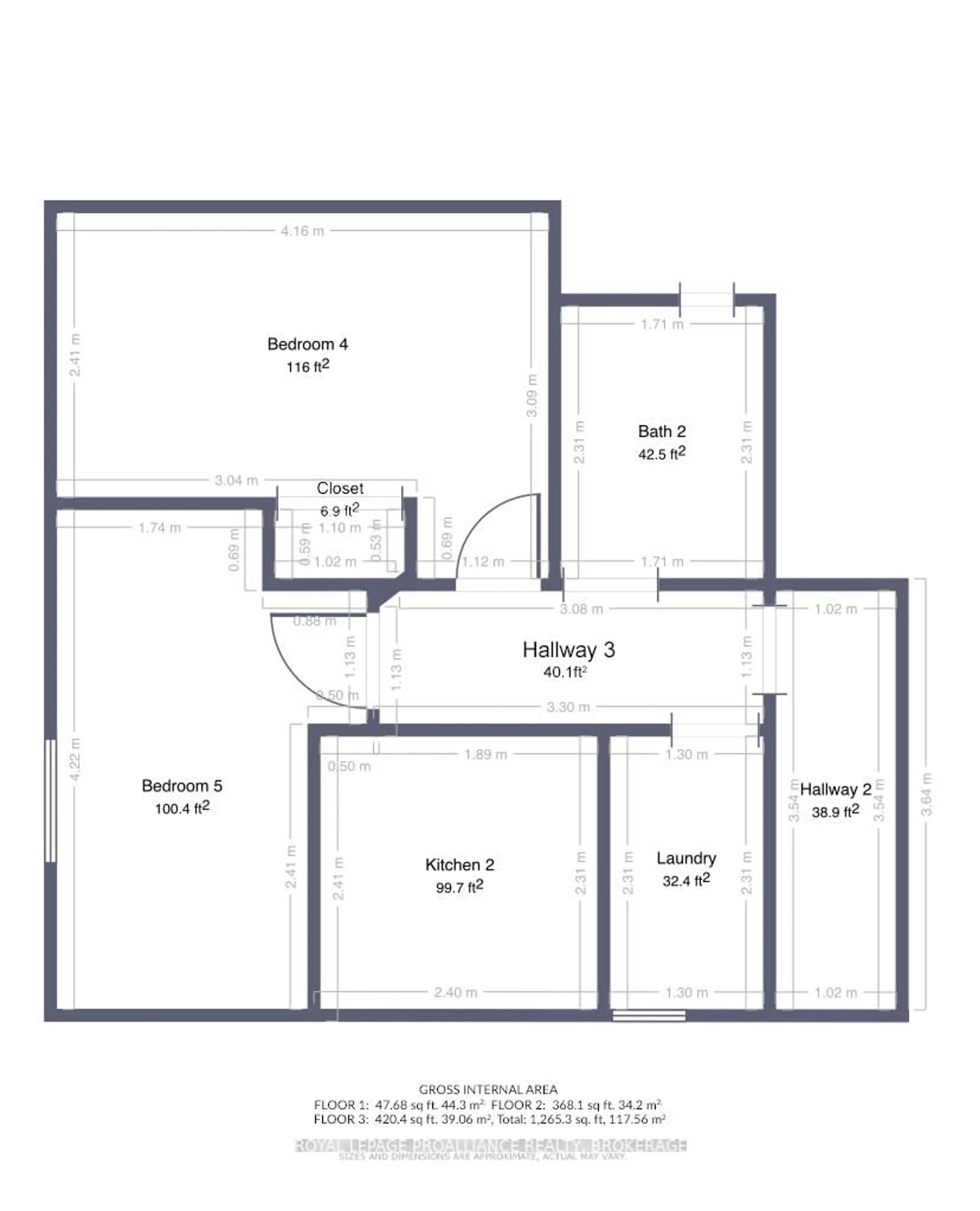 Floor plan for 102 Calderwood Dr, Kingston Ontario K7M 6M3
