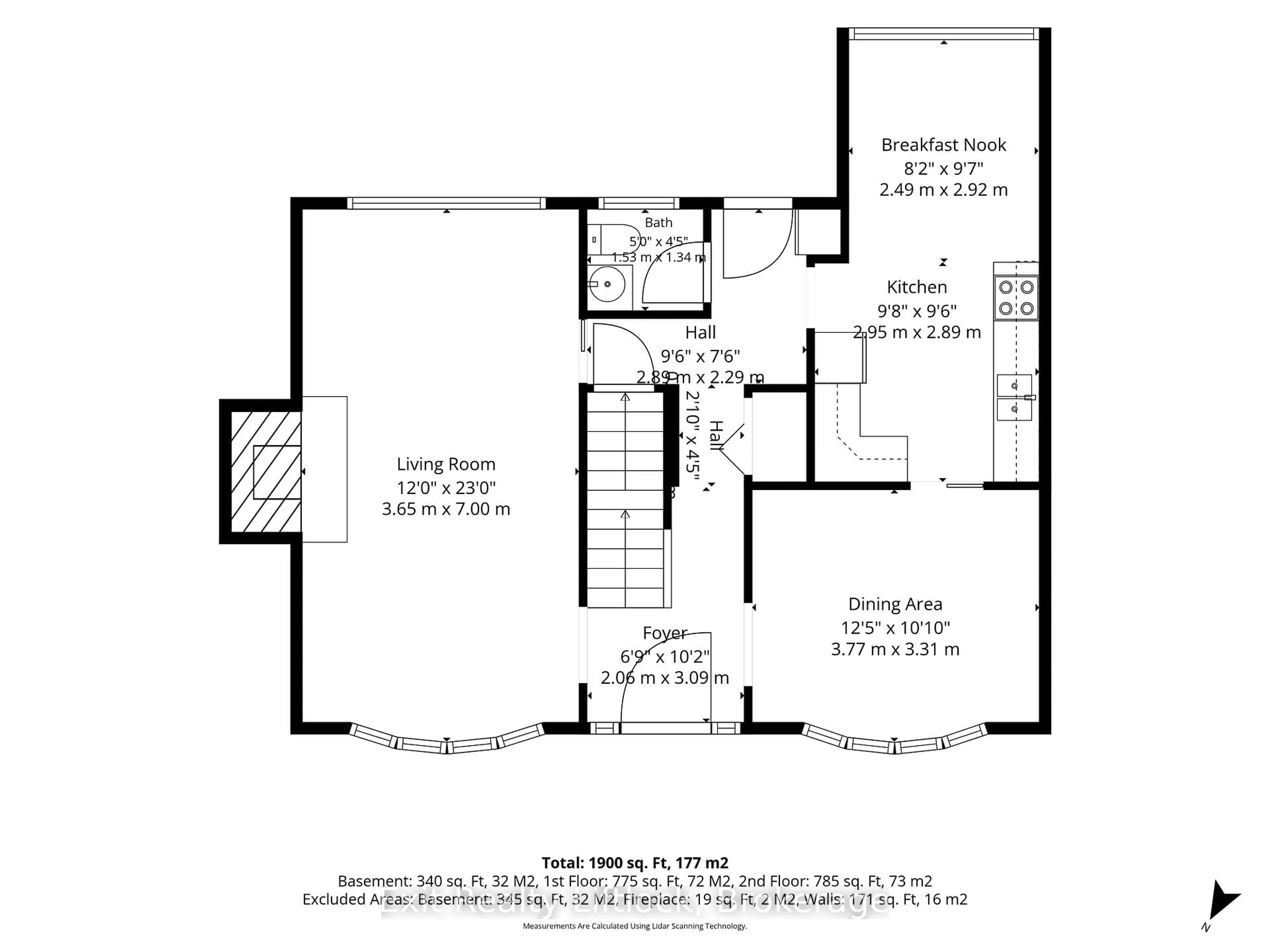 Floor plan for 1219 Edmison Dr, Peterborough Ontario K9H 6V2