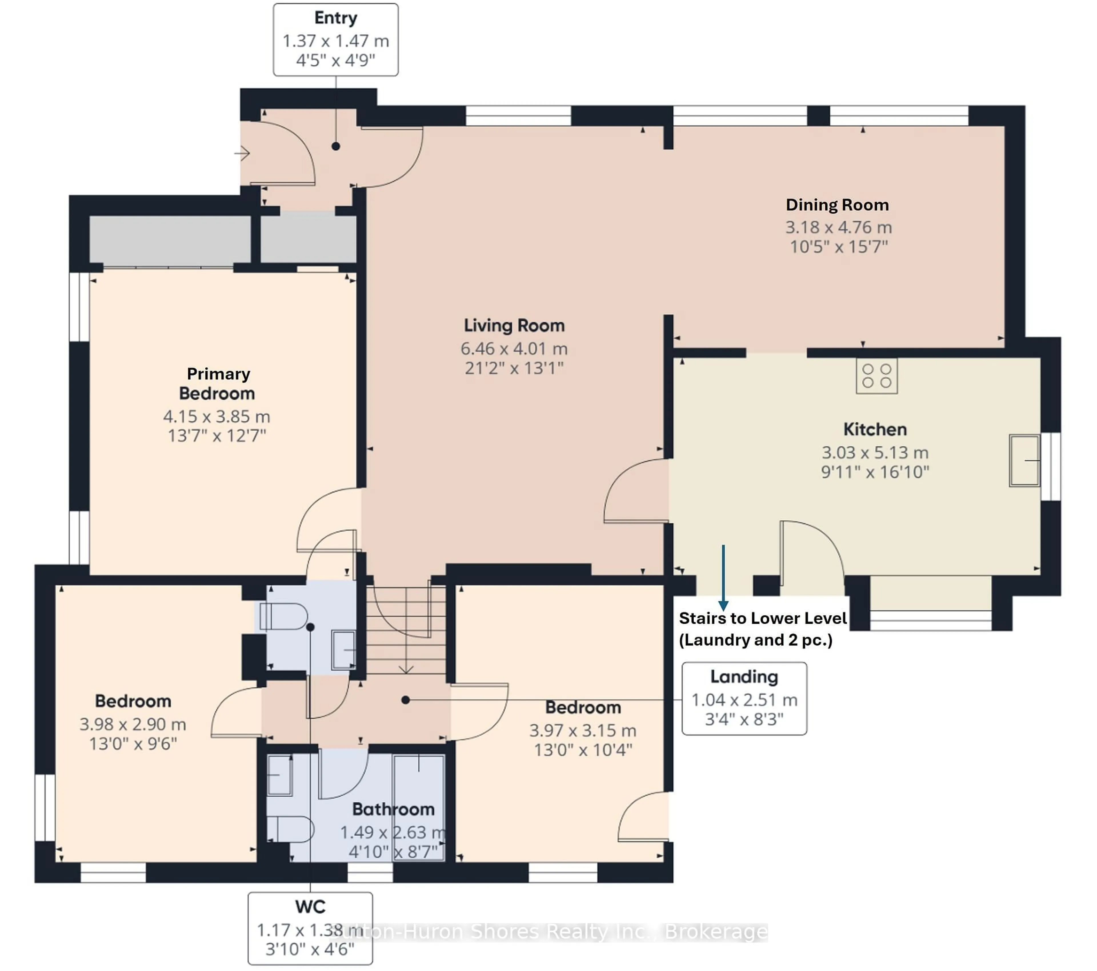 Floor plan for 669 Louis St, Saugeen Shores Ontario N0H 2C4