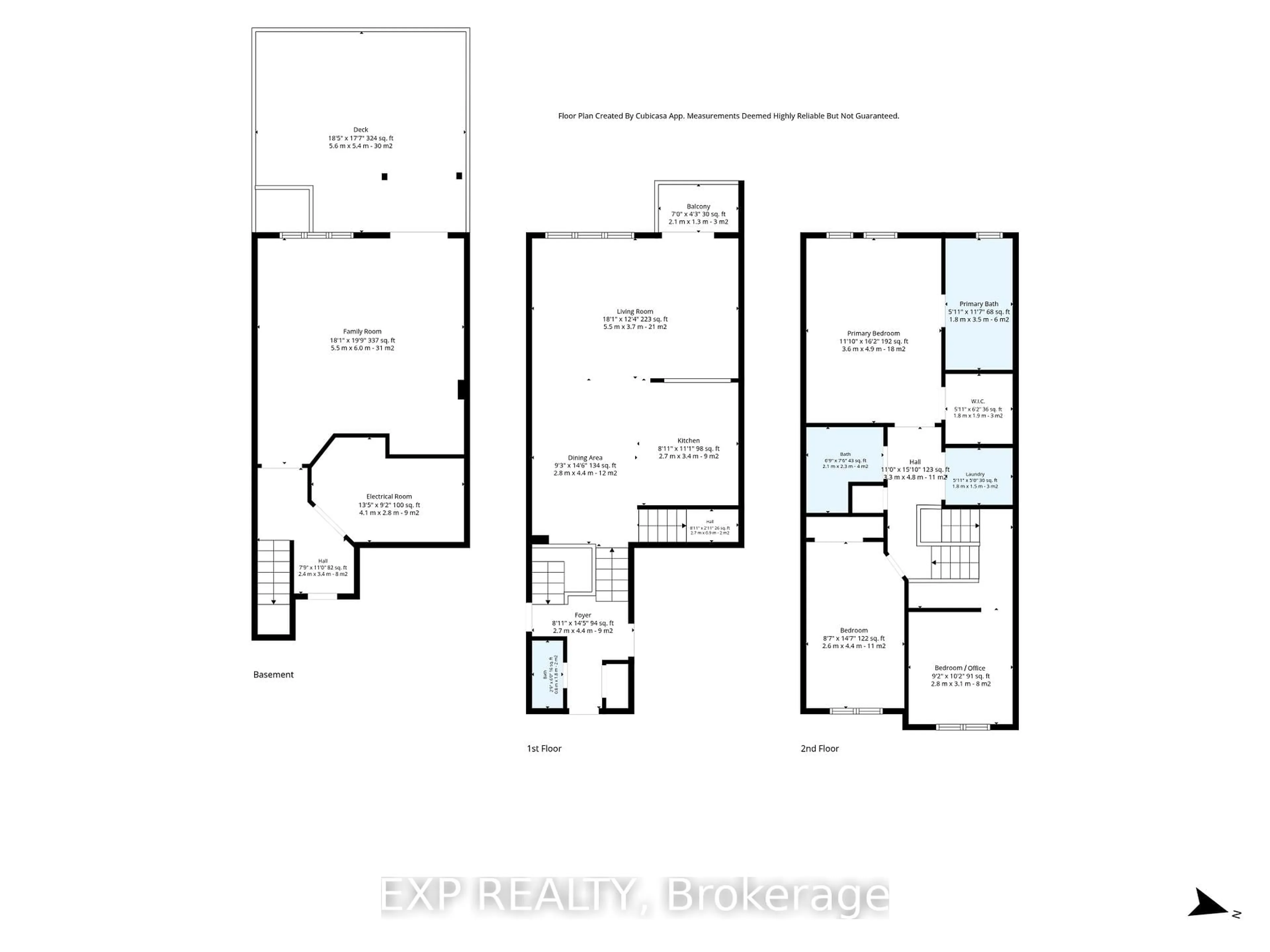 Floor plan for 172 Parkrose Private, Ottawa Ontario K4A 0N8