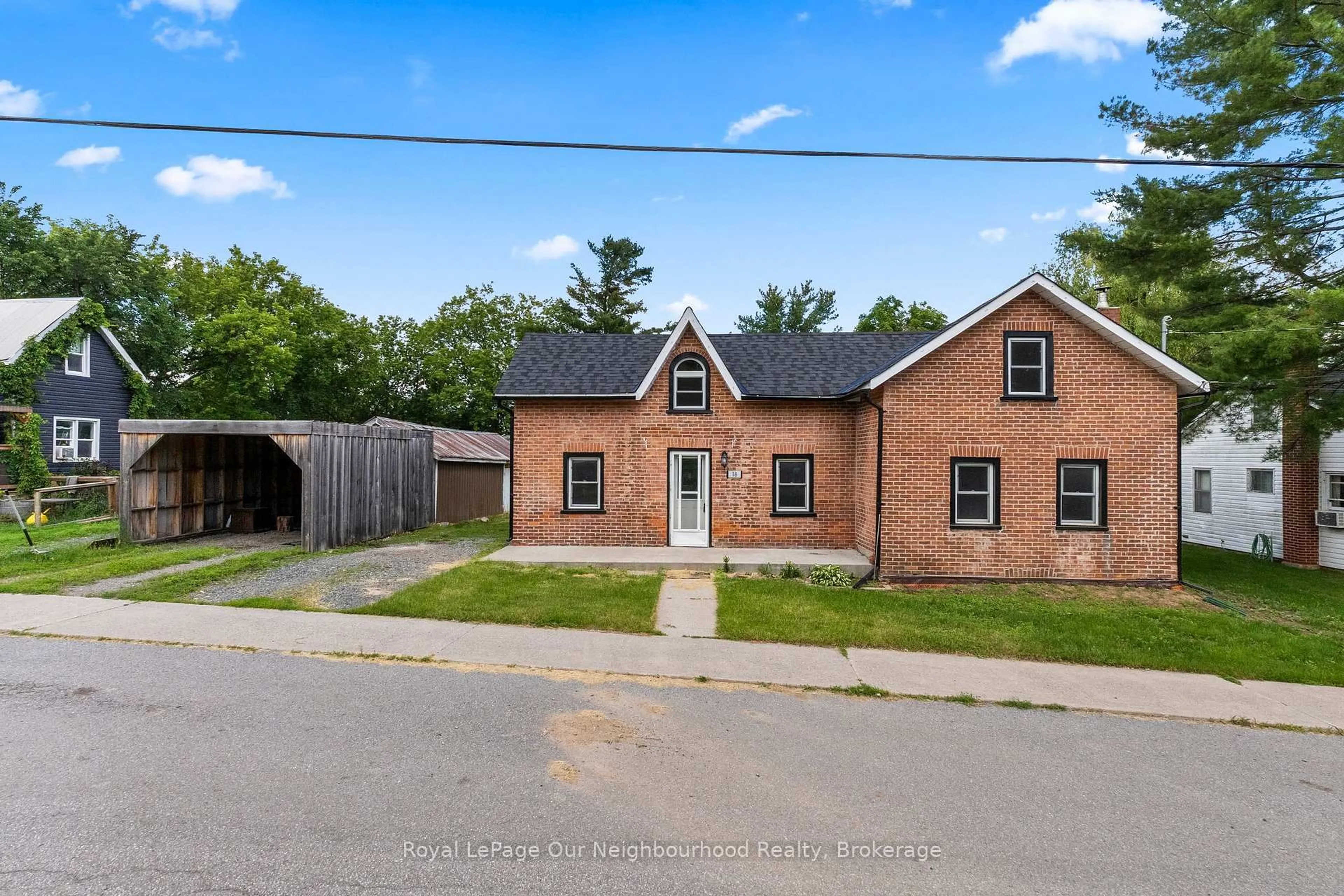 Home with brick exterior material, street for 18 Hayes St, Limoges Ontario K0K 2M0