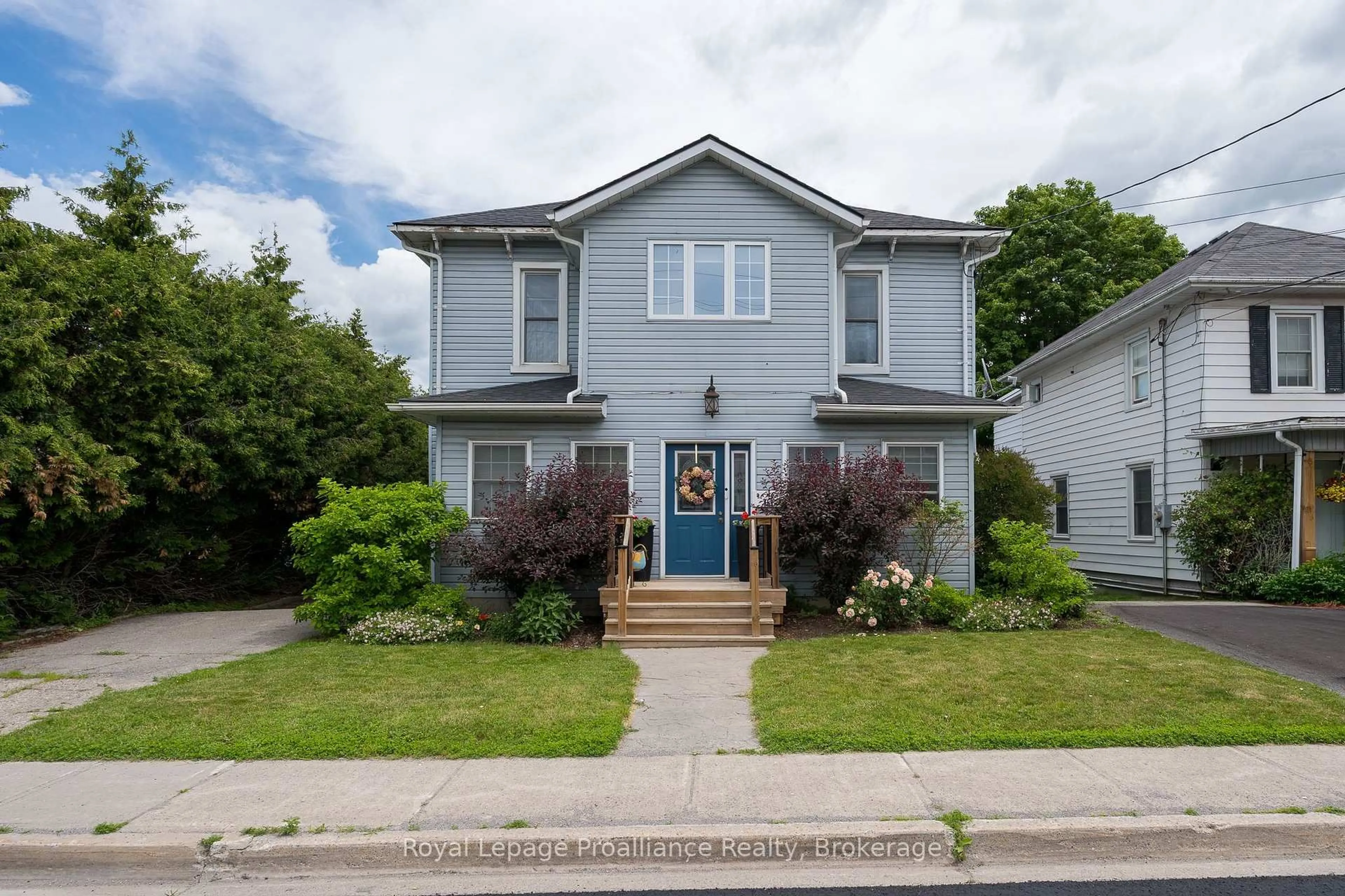 Home with vinyl exterior material, street for 13 South Trent St, Hastings Ontario K0K 2C0