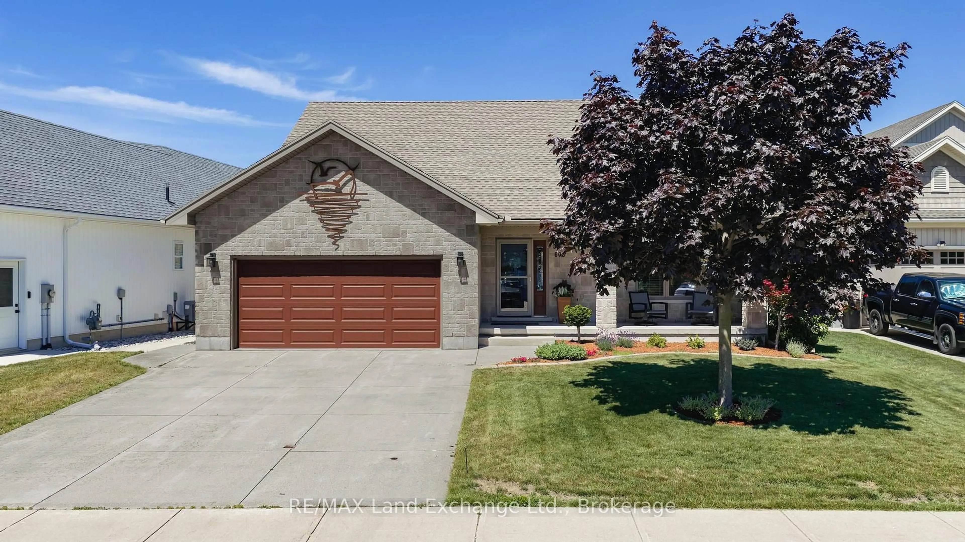 Home with brick exterior material, street for 603 Troon Crt, Kincardine Ontario N2Z 0B4