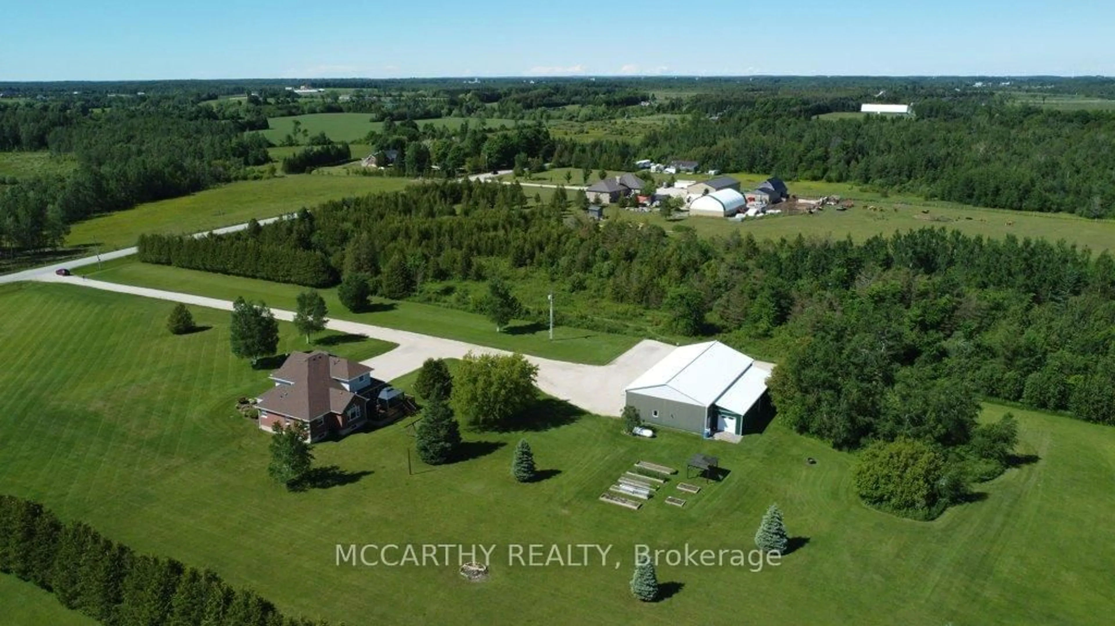 A pic from outside/outdoor area/front of a property/back of a property/a pic from drone, mountain view for 260254 SOUTHGATE RD 26 Rd, Southgate Ontario N0C 1L0
