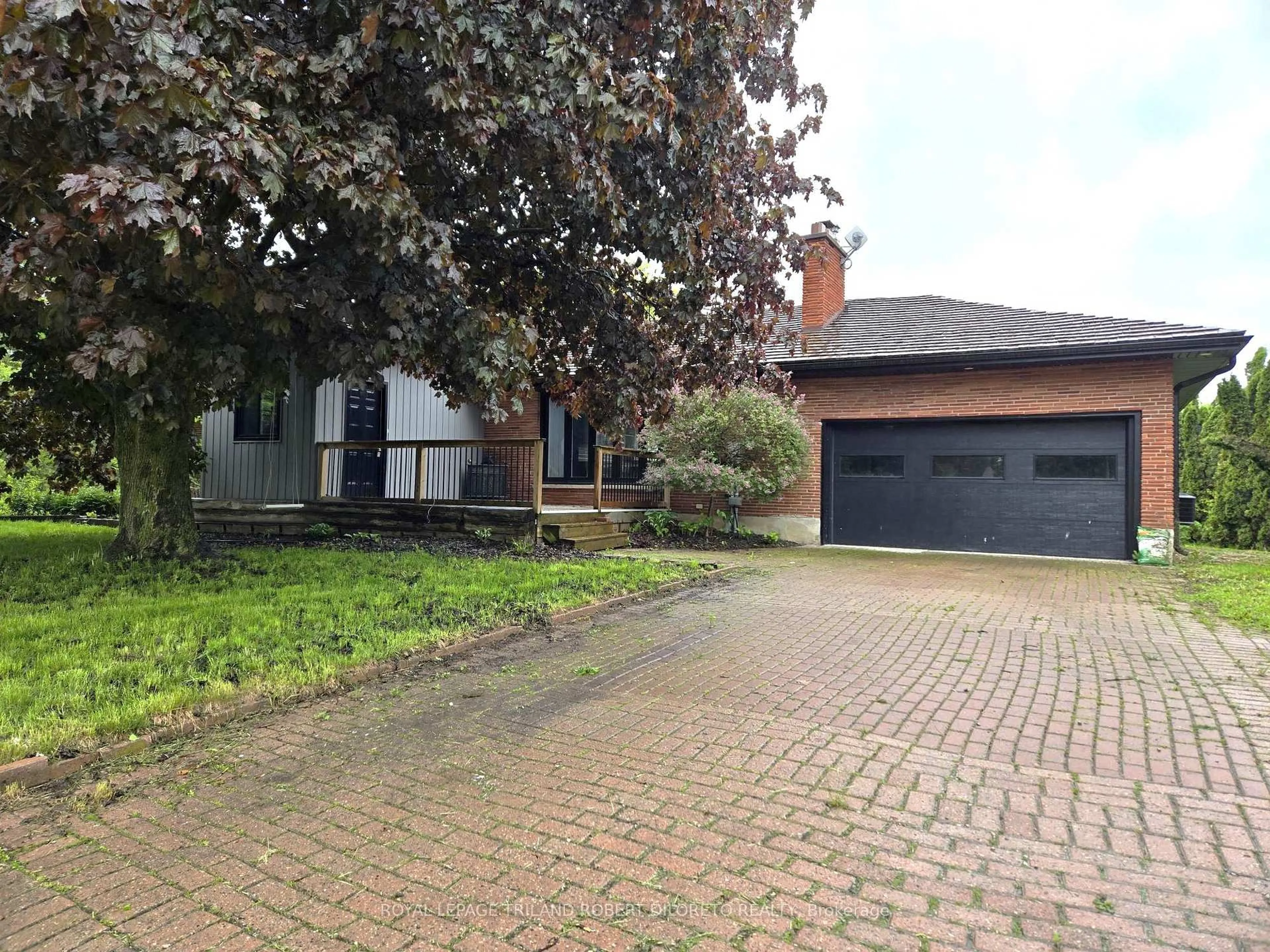 Home with brick exterior material, street for 9755 Longwoods Rd, Middlesex Centre Ontario N6P 1P2