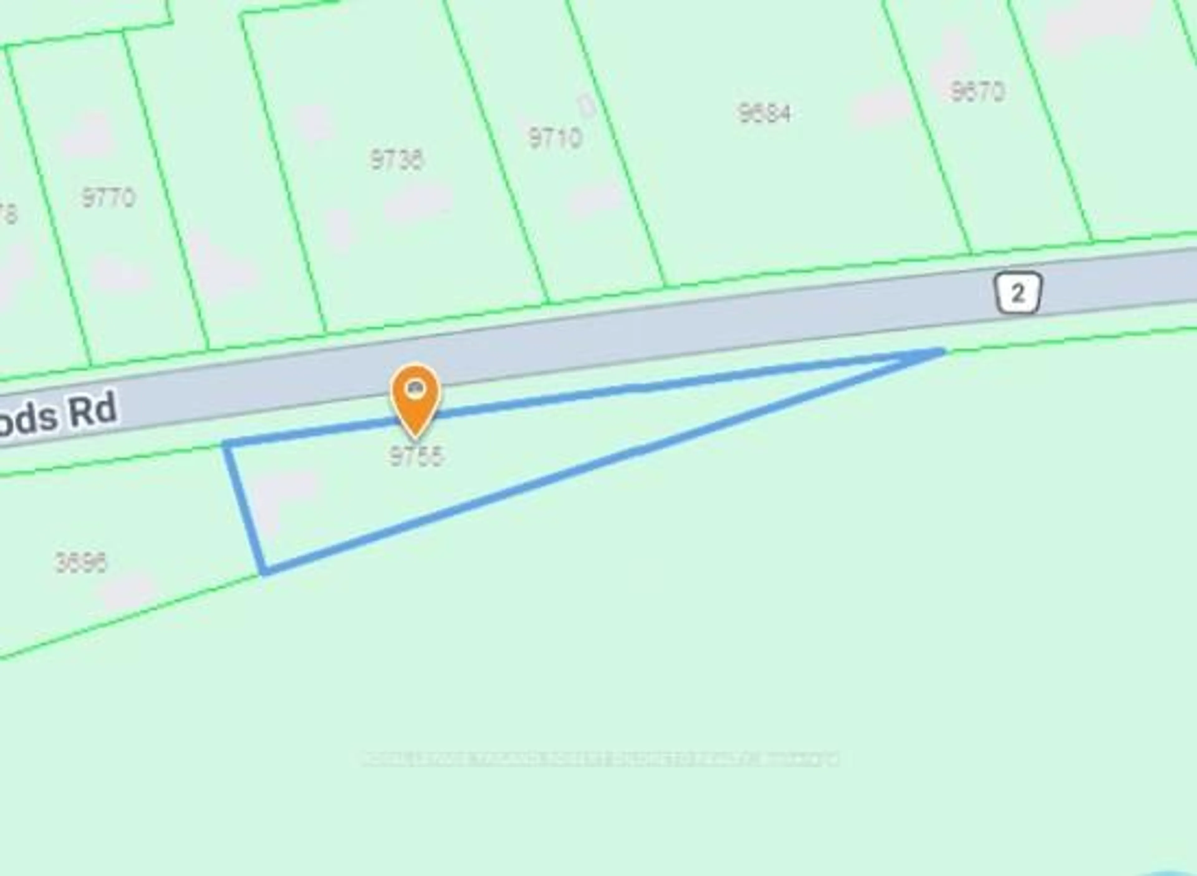 Picture of a map for 9755 Longwoods Rd, Middlesex Centre Ontario N6P 1P2