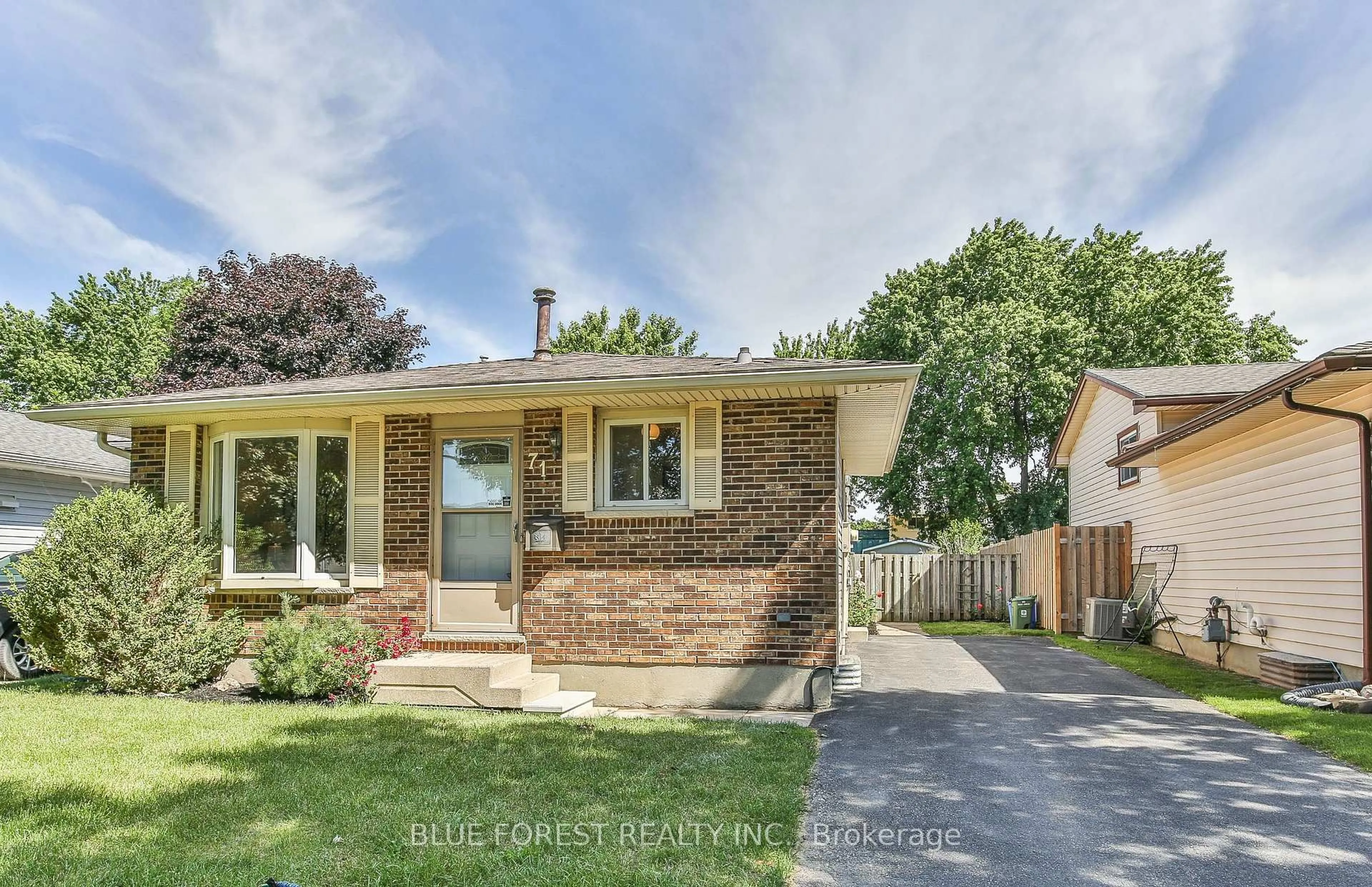 Home with brick exterior material, street for 71 Rosamond Cres, London South Ontario N6E 2M7