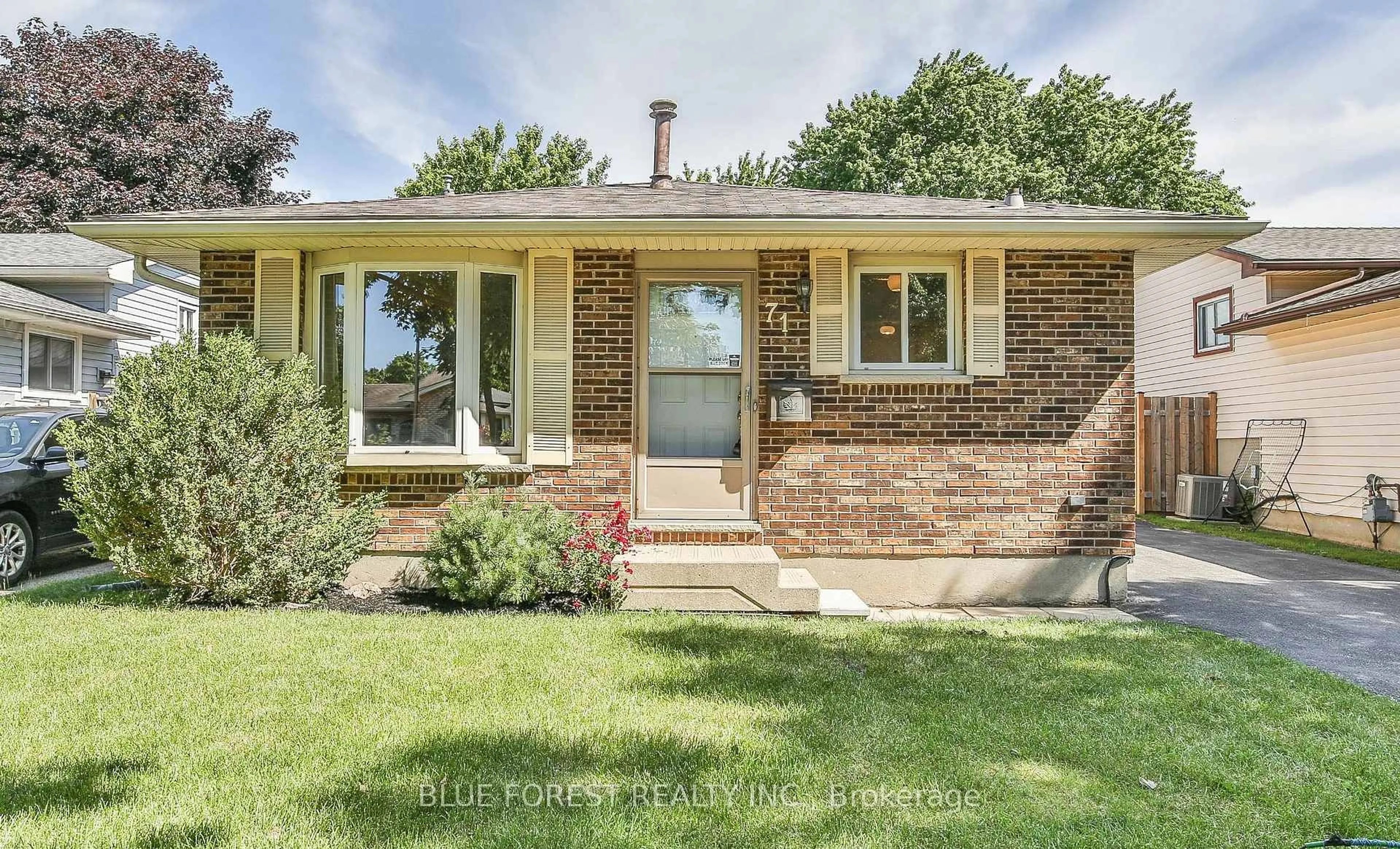 Home with brick exterior material, street for 71 Rosamond Cres, London South Ontario N6E 2M7