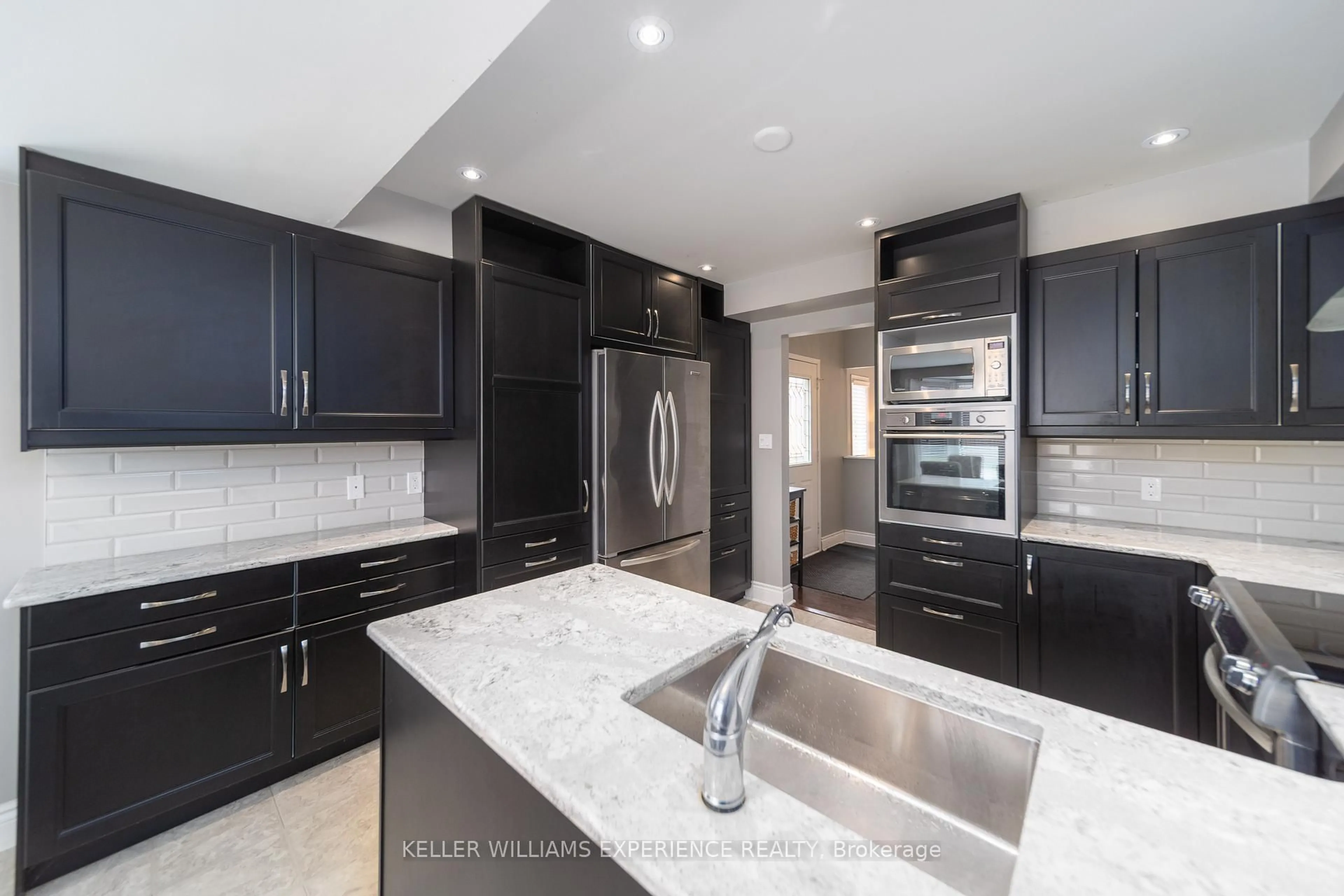 Contemporary kitchen, ceramic/tile floor for 63 Shoreline Dr, Bracebridge Ontario P1L 1Z3