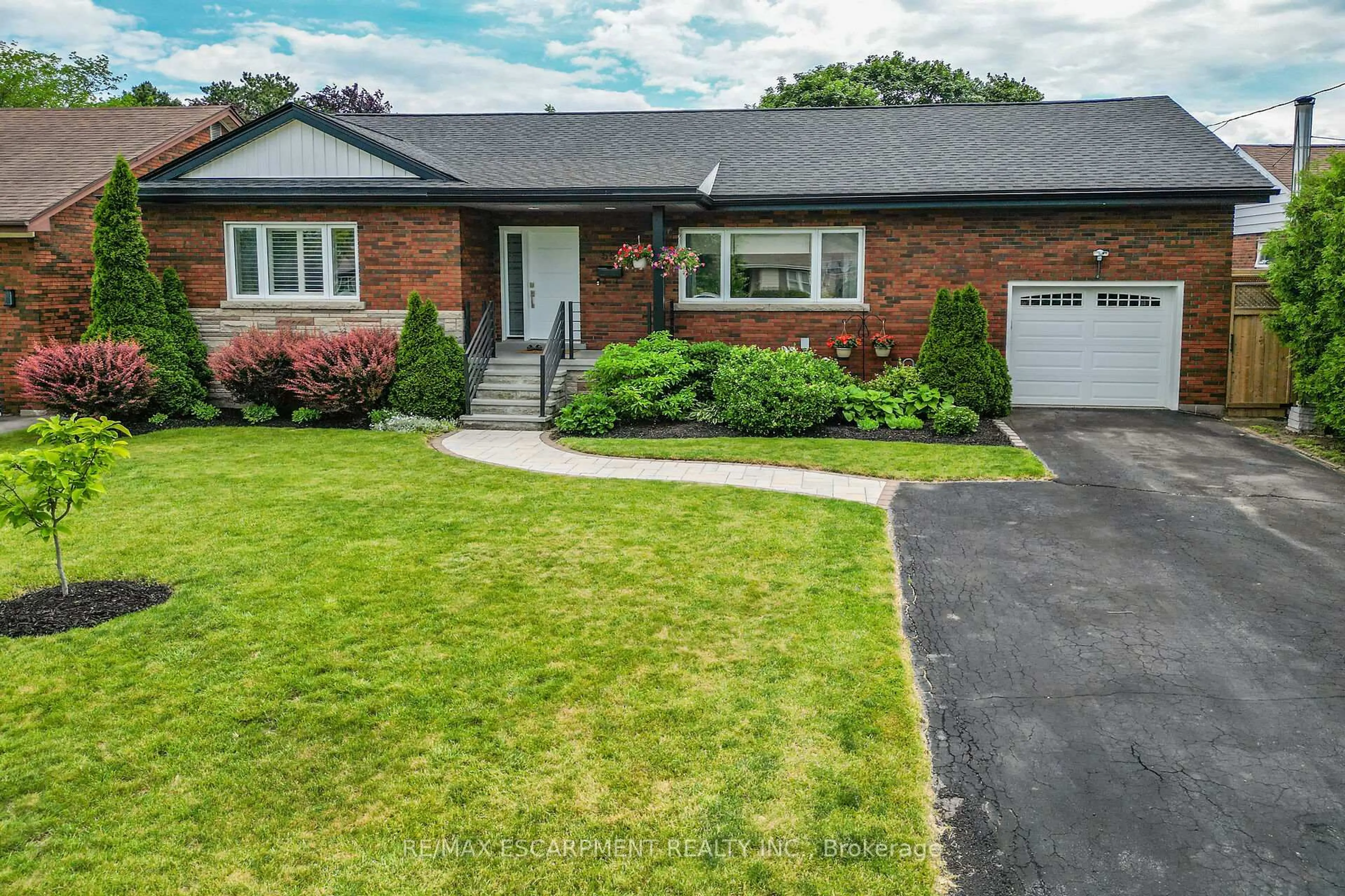 Home with brick exterior material, street for 55 Glenview Dr, Hamilton Ontario L8G 2L5