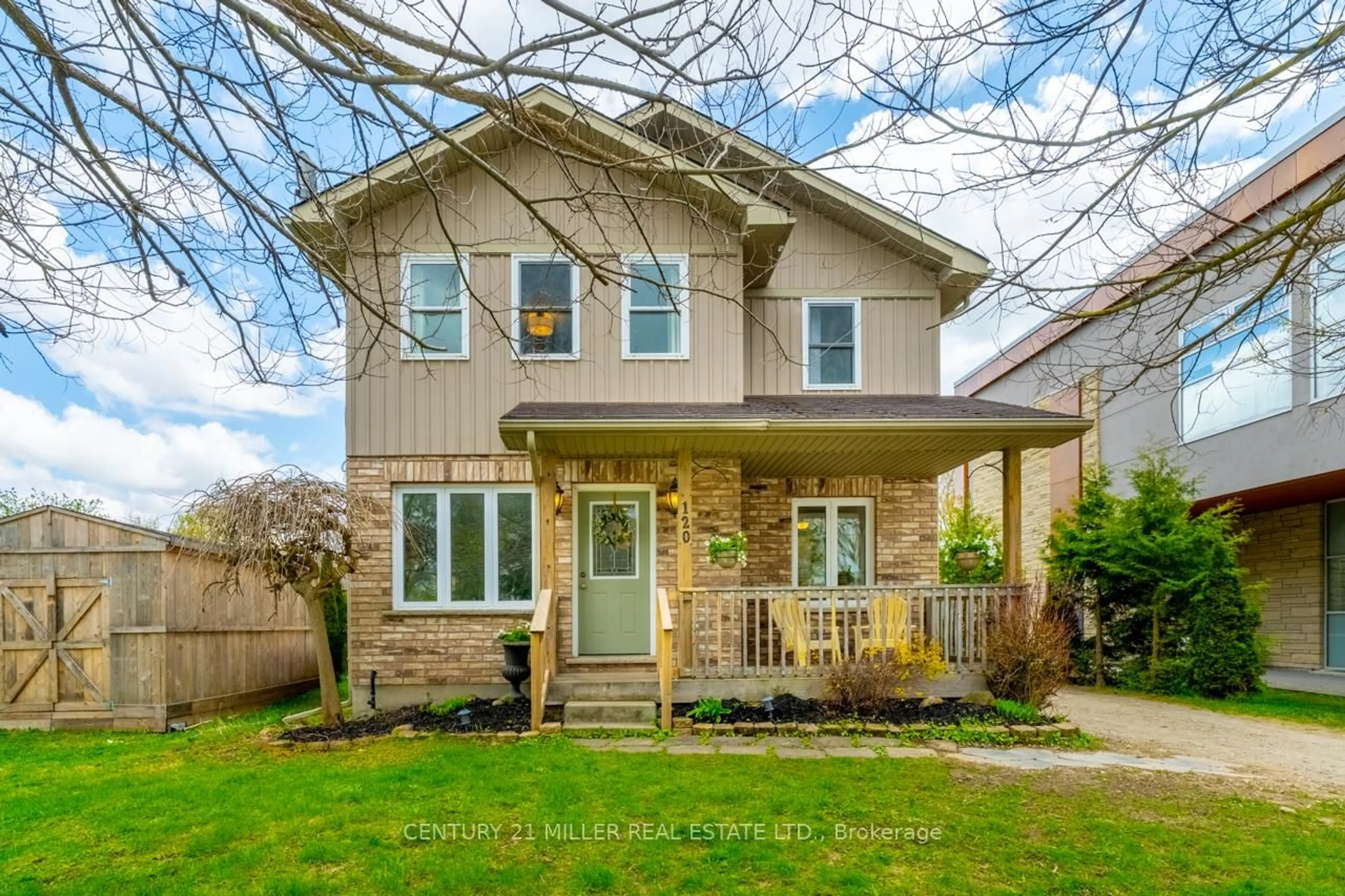 Home with vinyl exterior material, street for 120 Charles St, Wellington North Ontario N0G 1A0