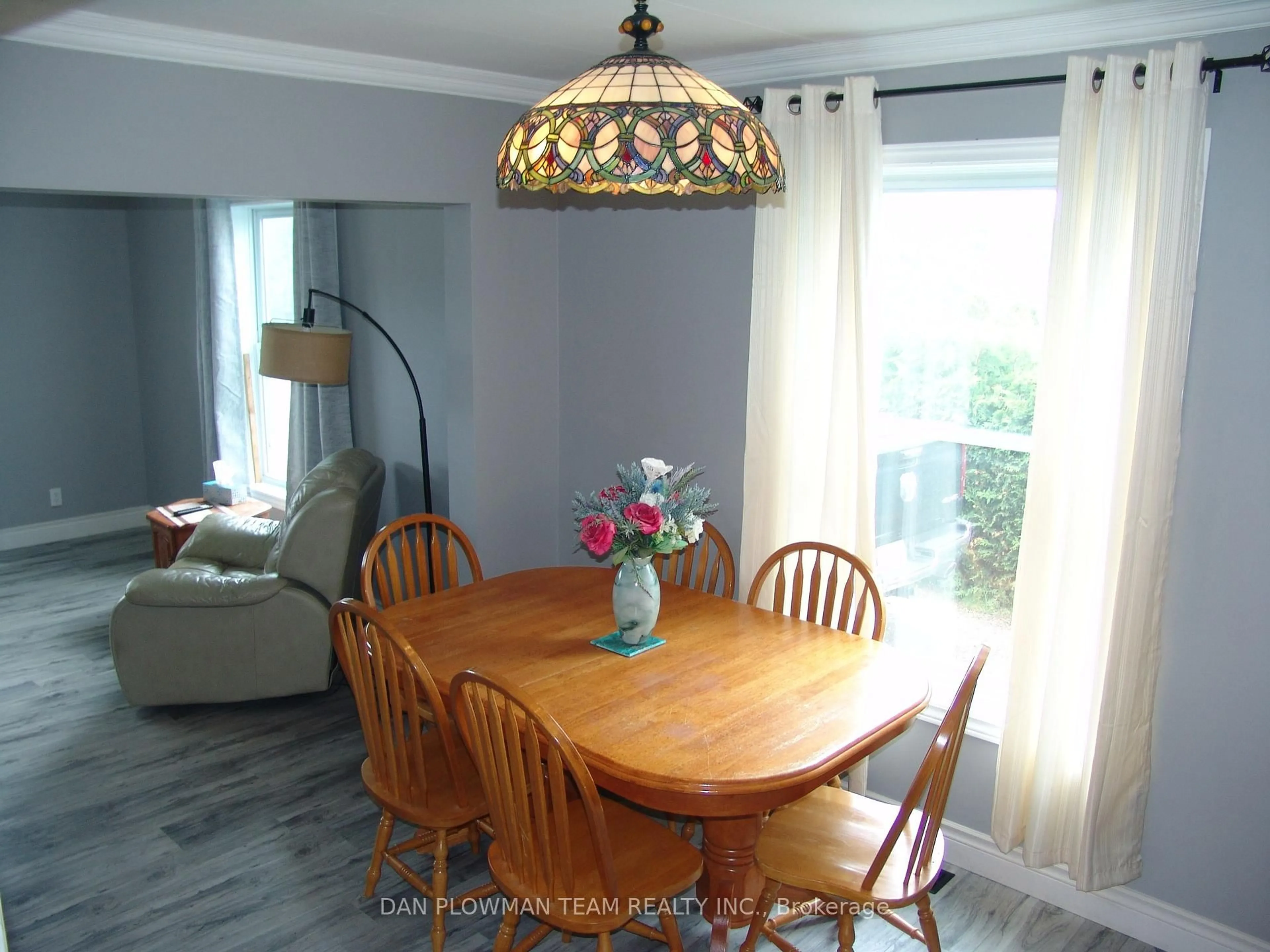 Dining room, wood/laminate floor for 65 Inglis St, Whitney Ontario K0J 2M0