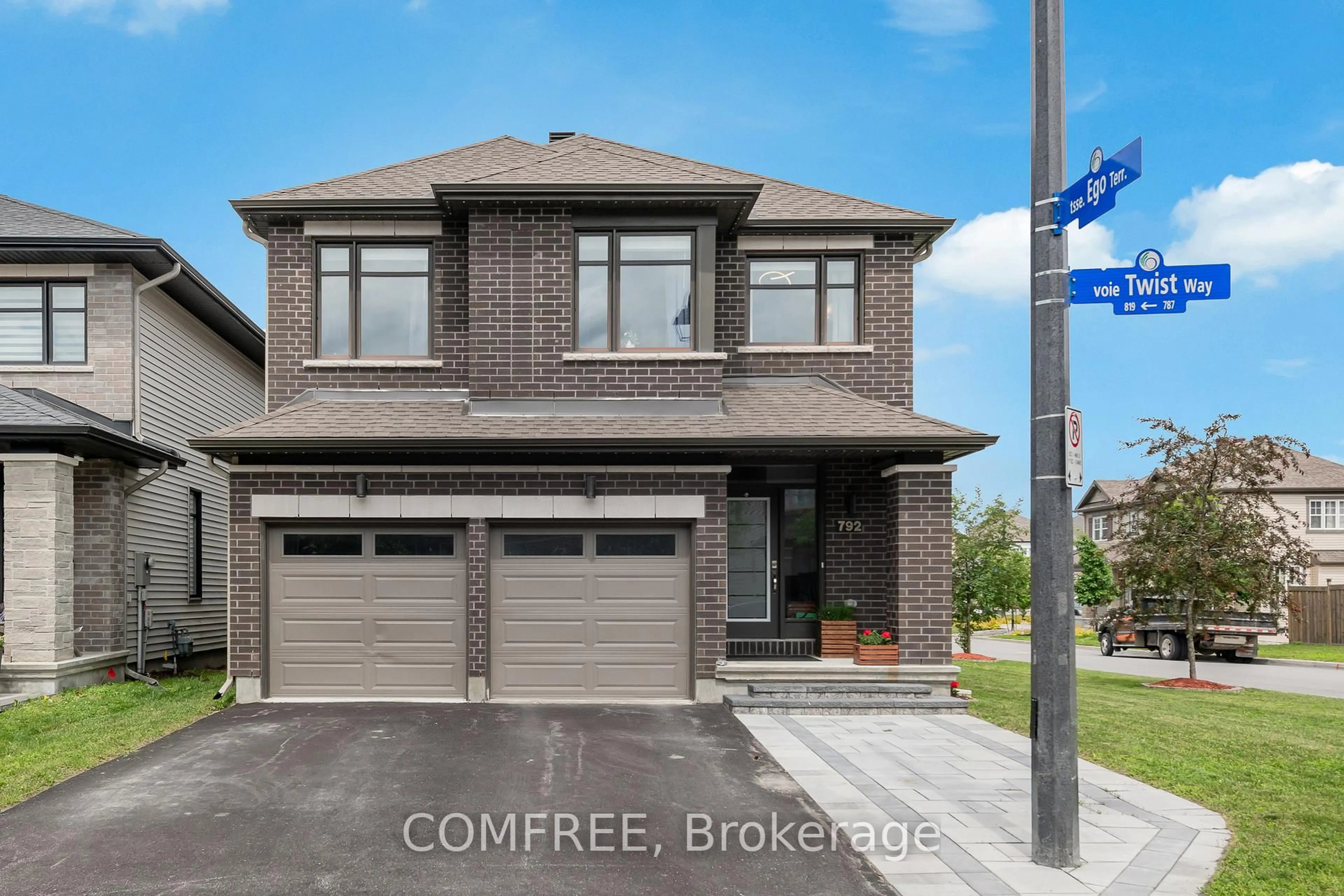 Home with brick exterior material, street for 792 Twist Way, Ottawa Ontario K2V 0M3