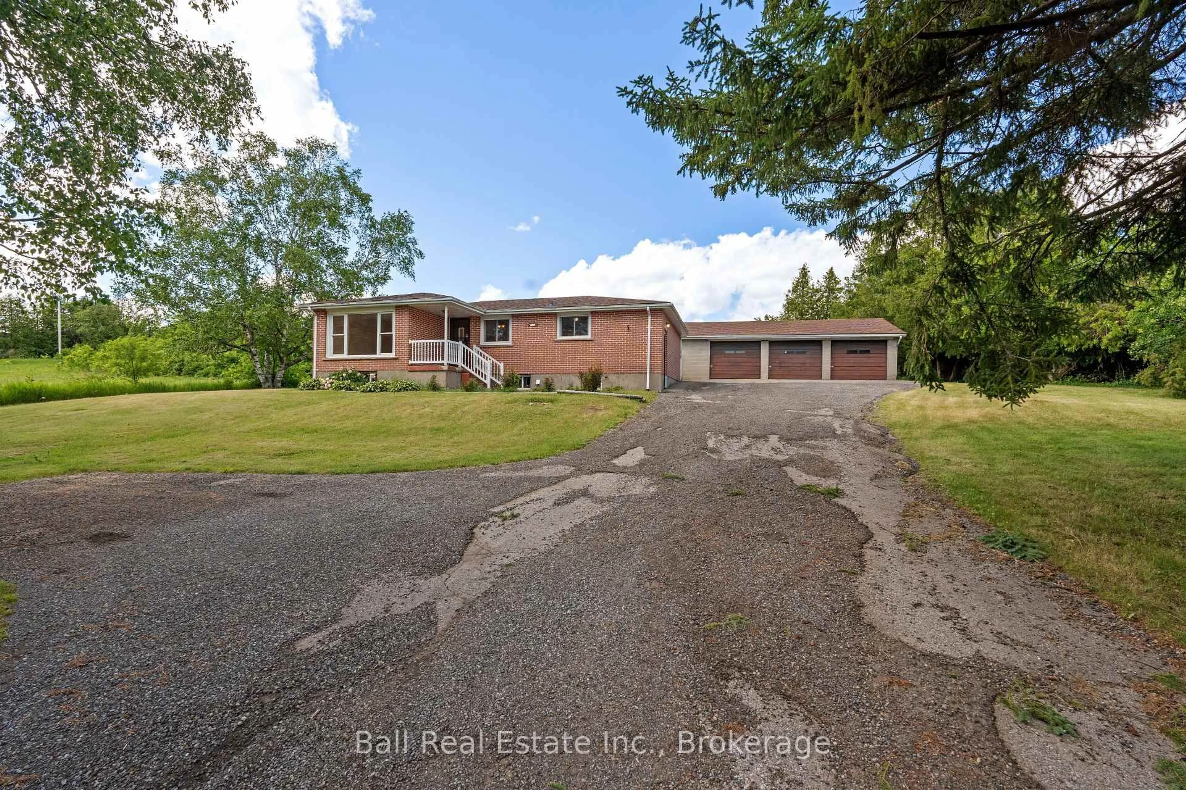 A pic from outside/outdoor area/front of a property/back of a property/a pic from drone, unknown for 814 Morton Line, Cavan Monaghan Ontario L0A 1C0