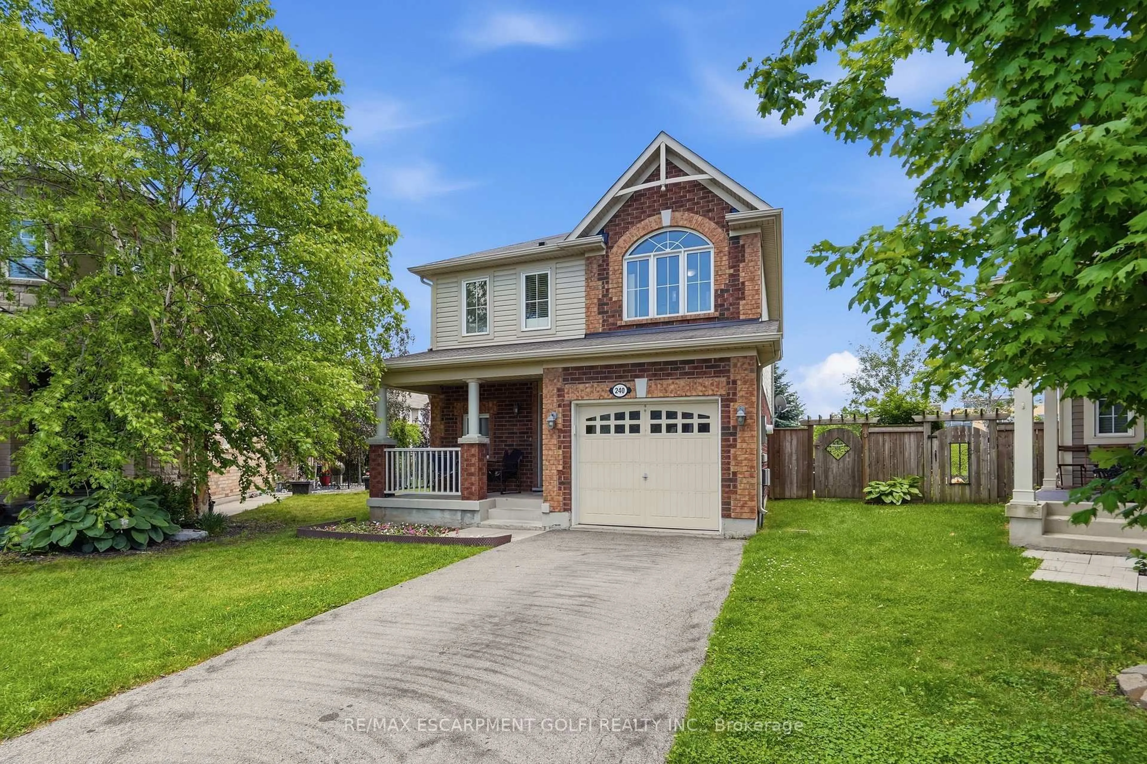 Home with brick exterior material, street for 240 Emick Dr, Hamilton Ontario L9K 0E1