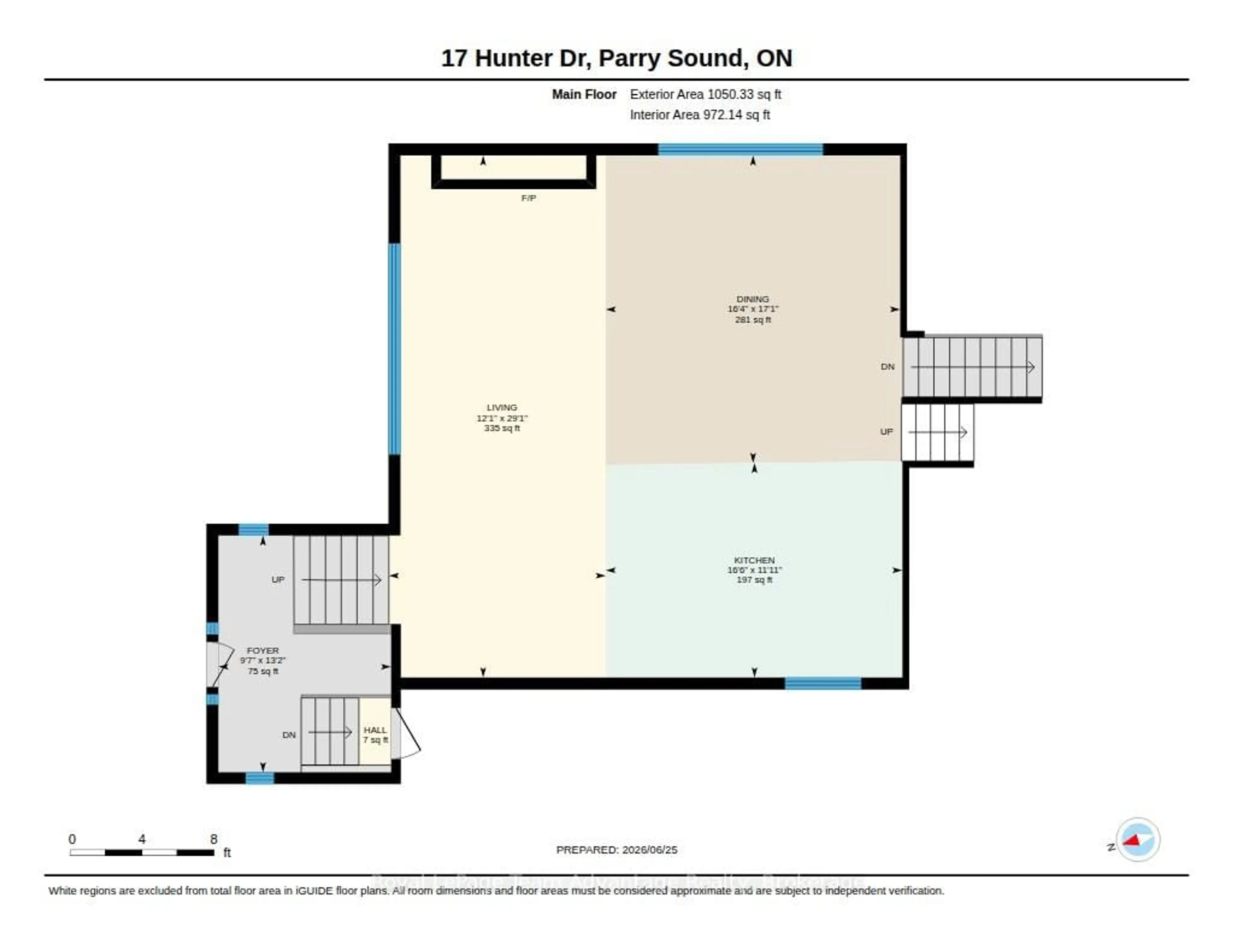 Floor plan for 17 Hunter Dr, Seguin Ontario P2A 0B2