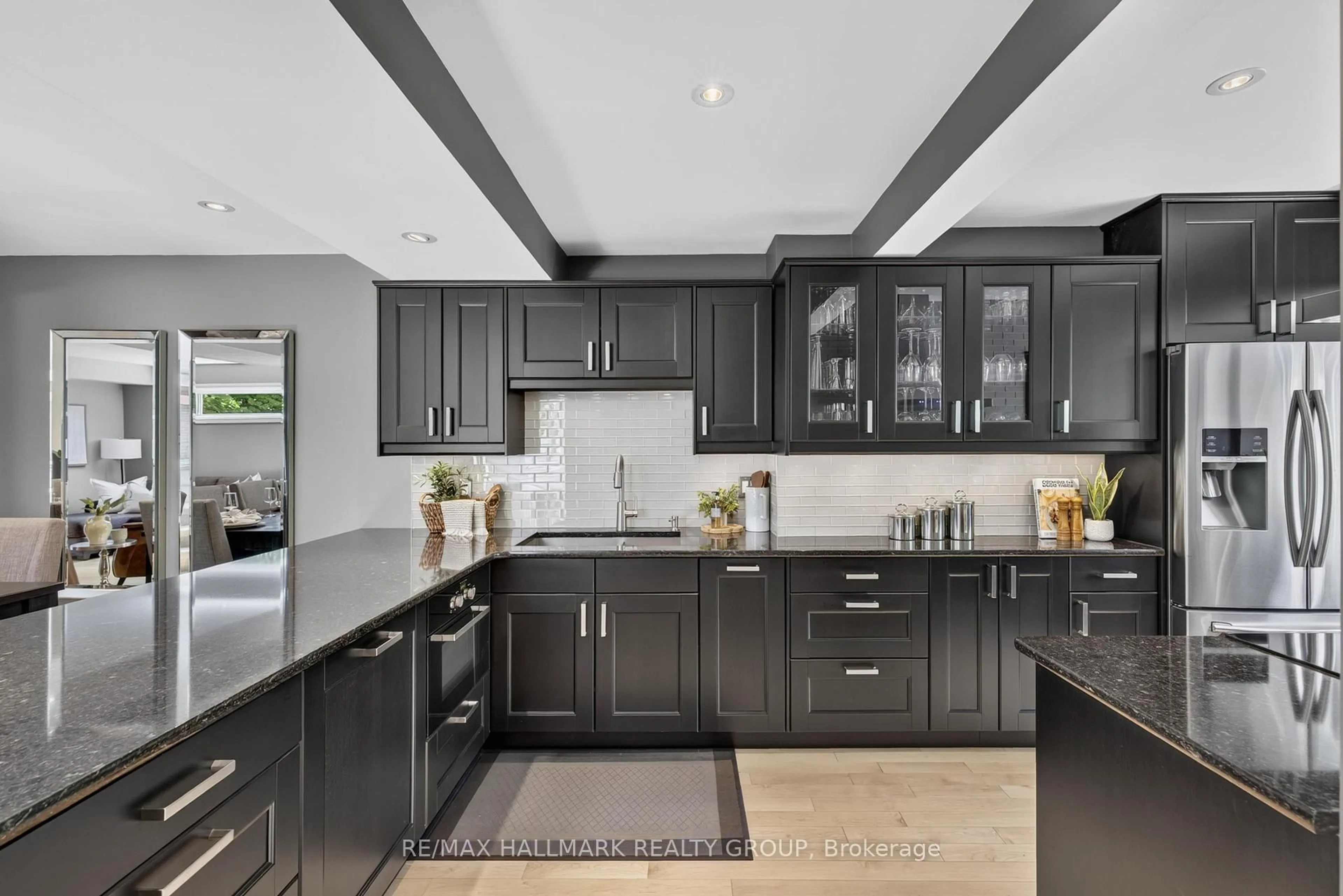 Contemporary kitchen, ceramic/tile floor for 1265 Coldrey Ave, Ottawa Ontario K1Z 7P6