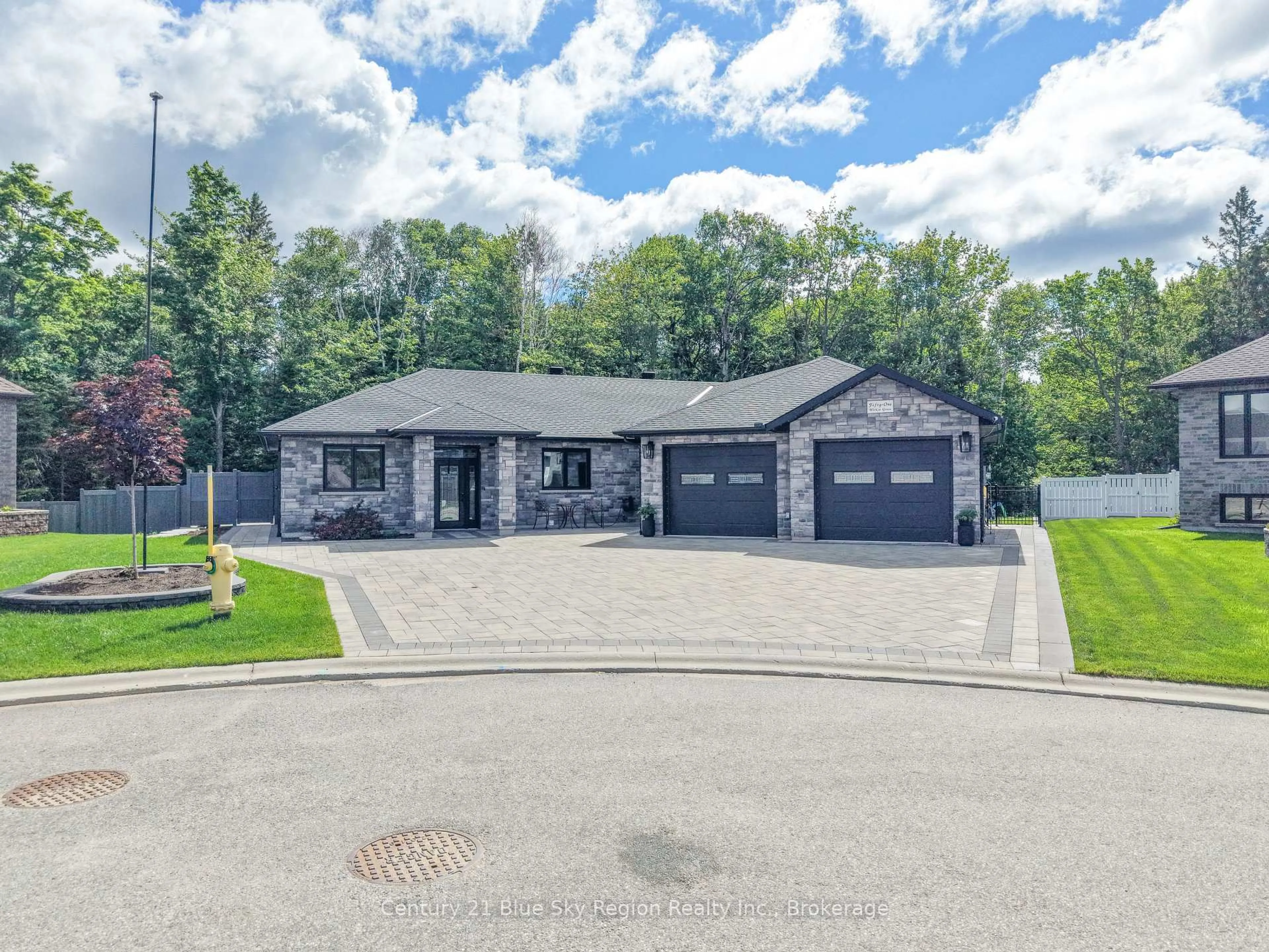 Home with brick exterior material, street for 51 Welkin Grve, North Bay Ontario P1A 0G7