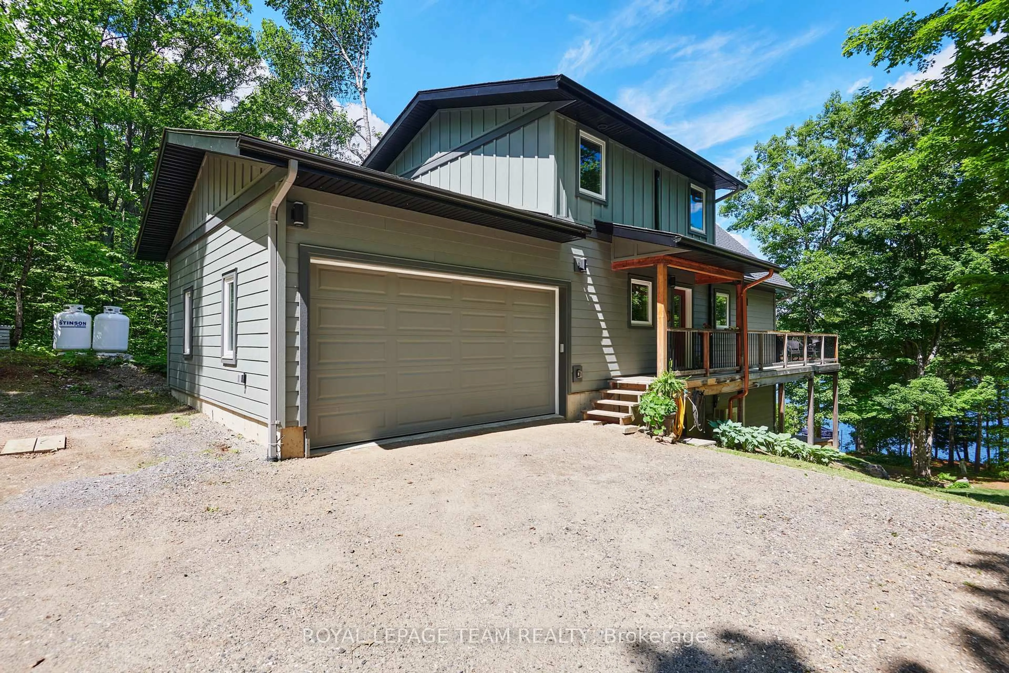 Home with vinyl exterior material, street for 536 Elsie Lane, Calabogie Ontario K0J 1H0