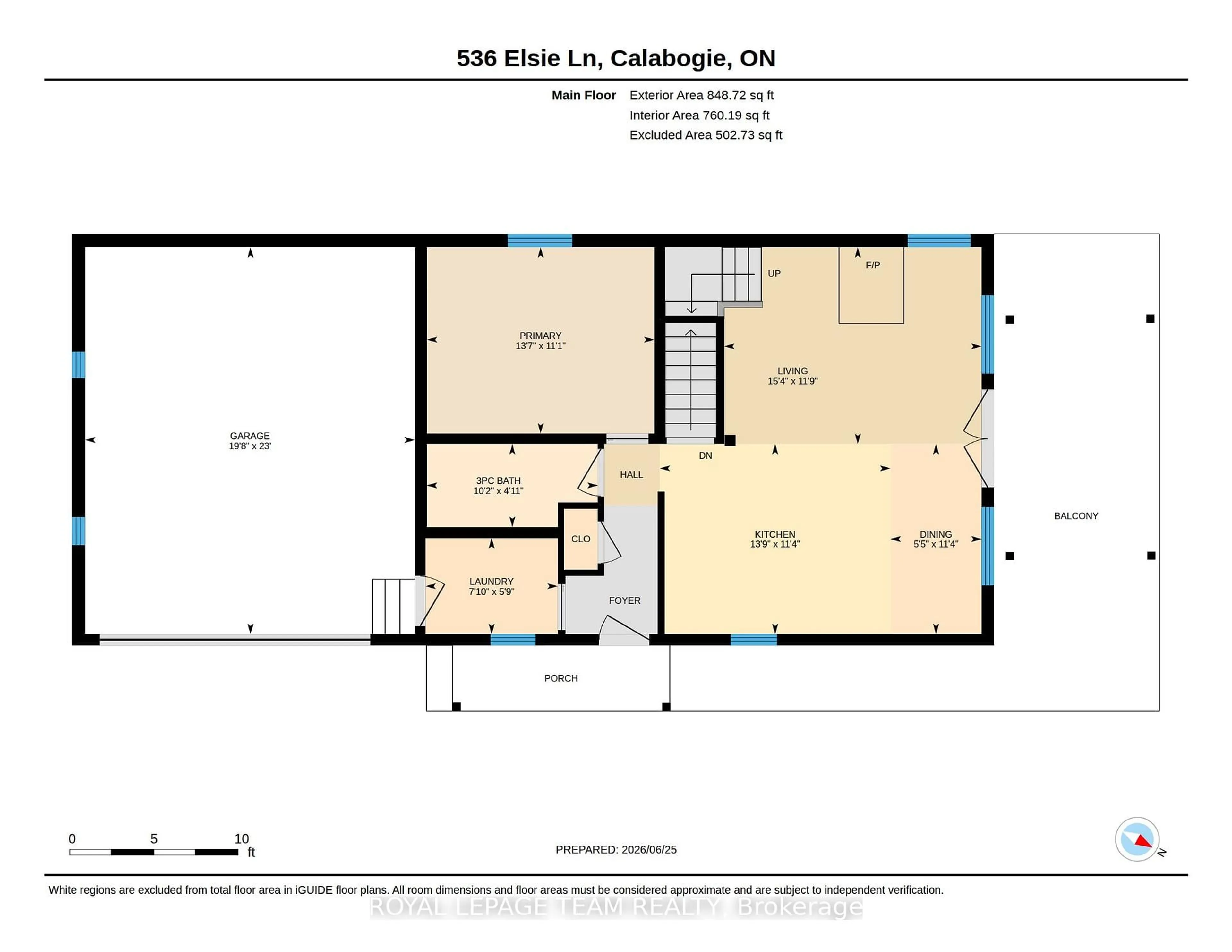 Floor plan for 536 Elsie Lane, Calabogie Ontario K0J 1H0