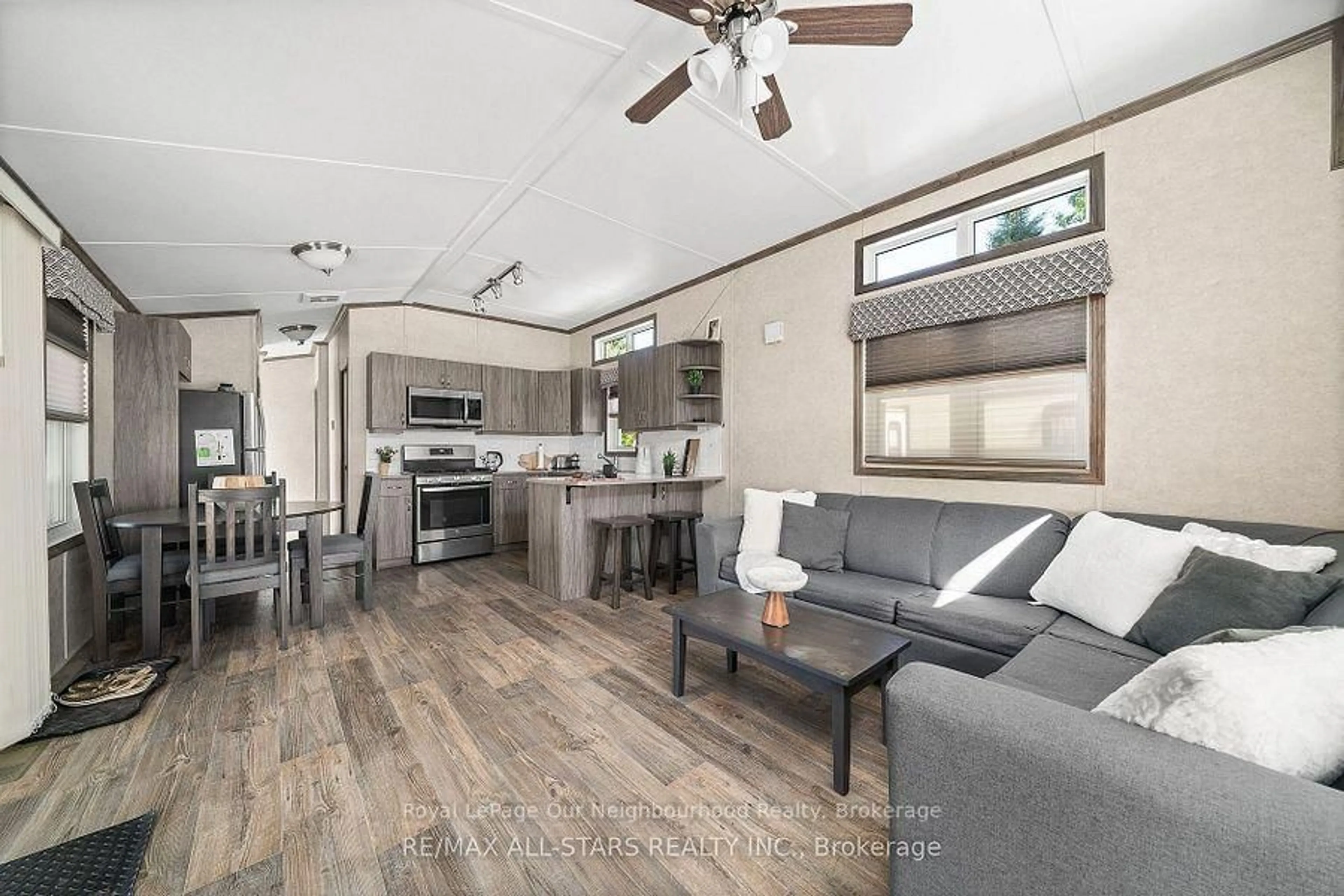 Open concept kitchen, wood/laminate floor for 2152 County Rd 36 #Lot 2, Kawartha Lakes Ontario K0M 1L0