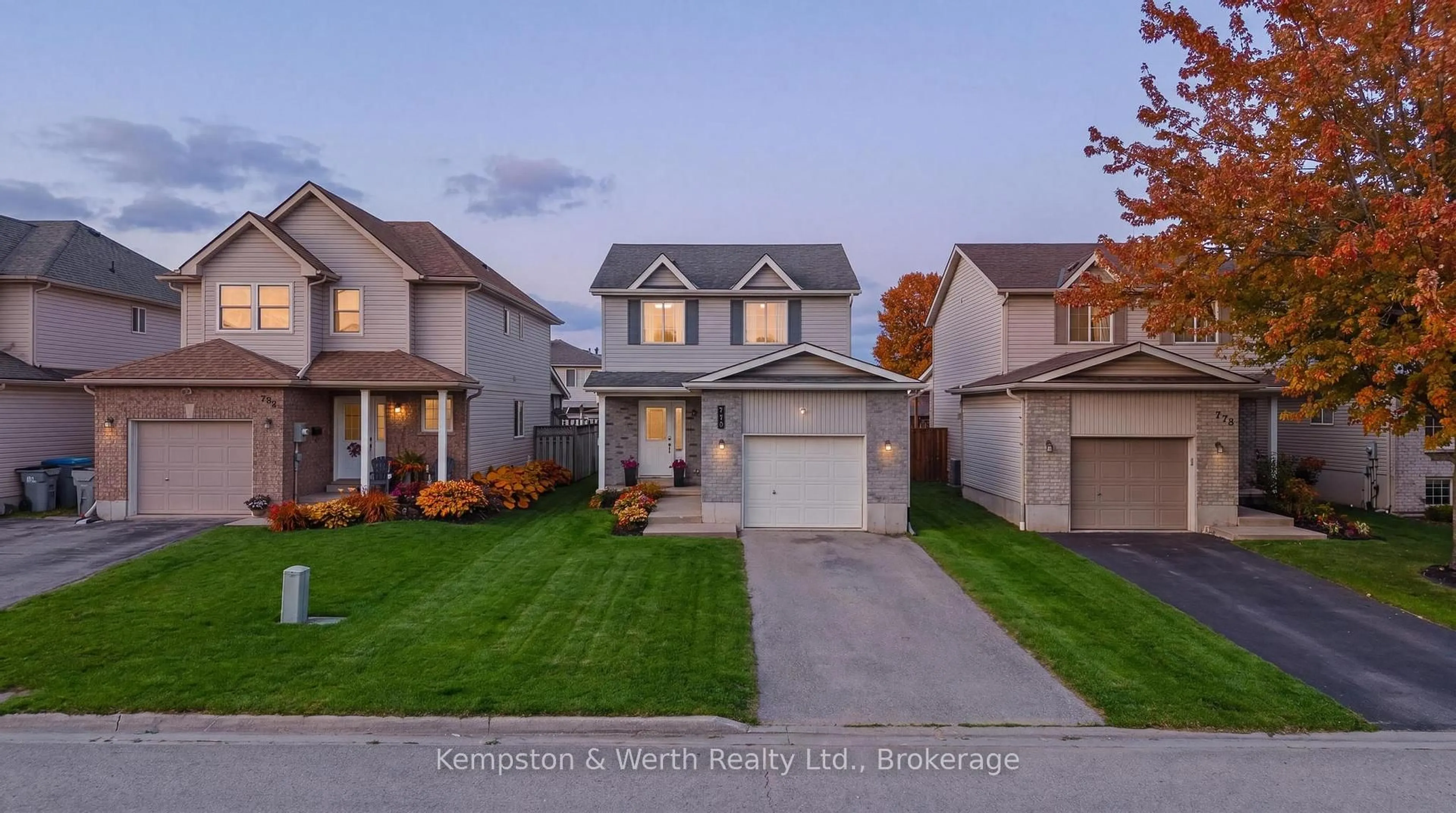 A pic from outside/outdoor area/front of a property/back of a property/a pic from drone, street for 770 Brock St, North Perth Ontario N4W 3T5