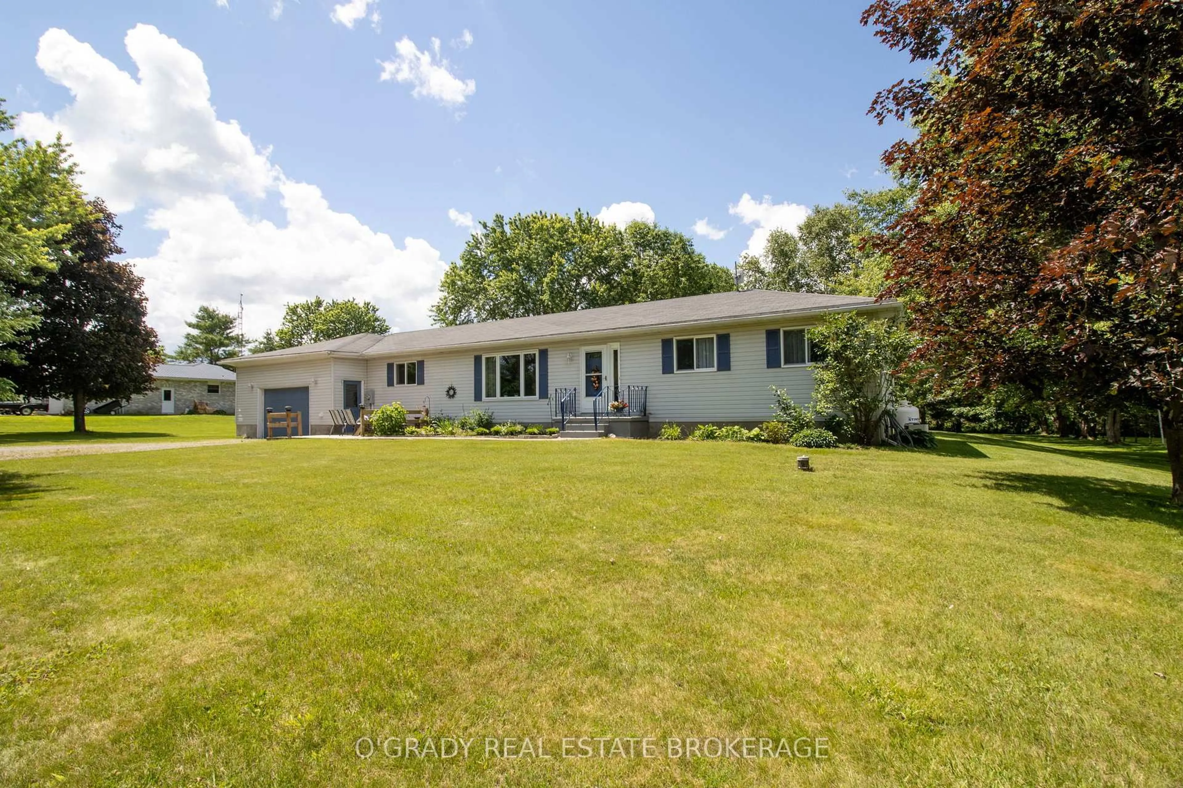 A pic from outside/outdoor area/front of a property/back of a property/a pic from drone, water/lake/river/ocean view for 144 Osborne Rd, Athens Ontario K0E 1B0