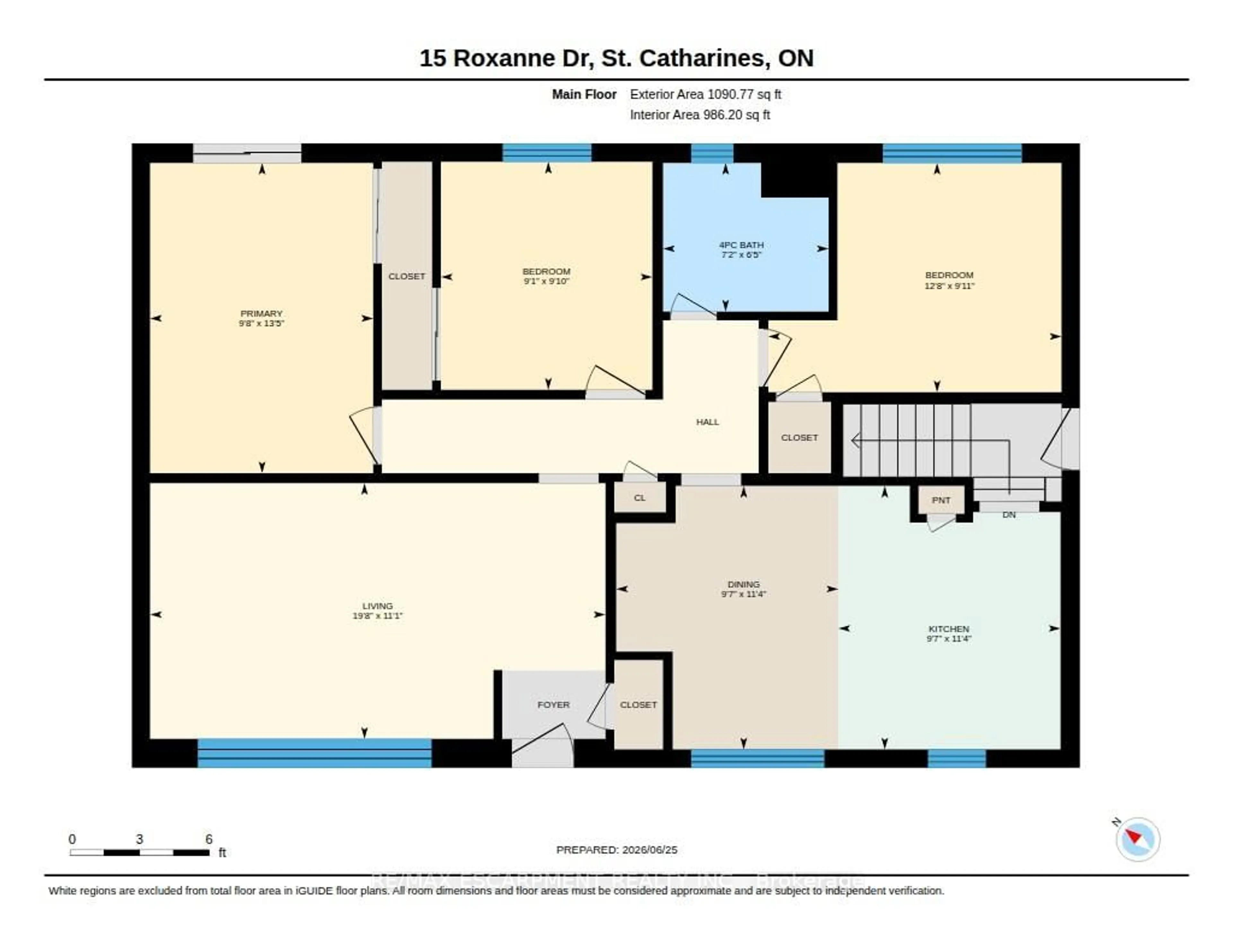 Floor plan for 15 Roxanne Dr, St. Catharines Ontario L2M 3G8