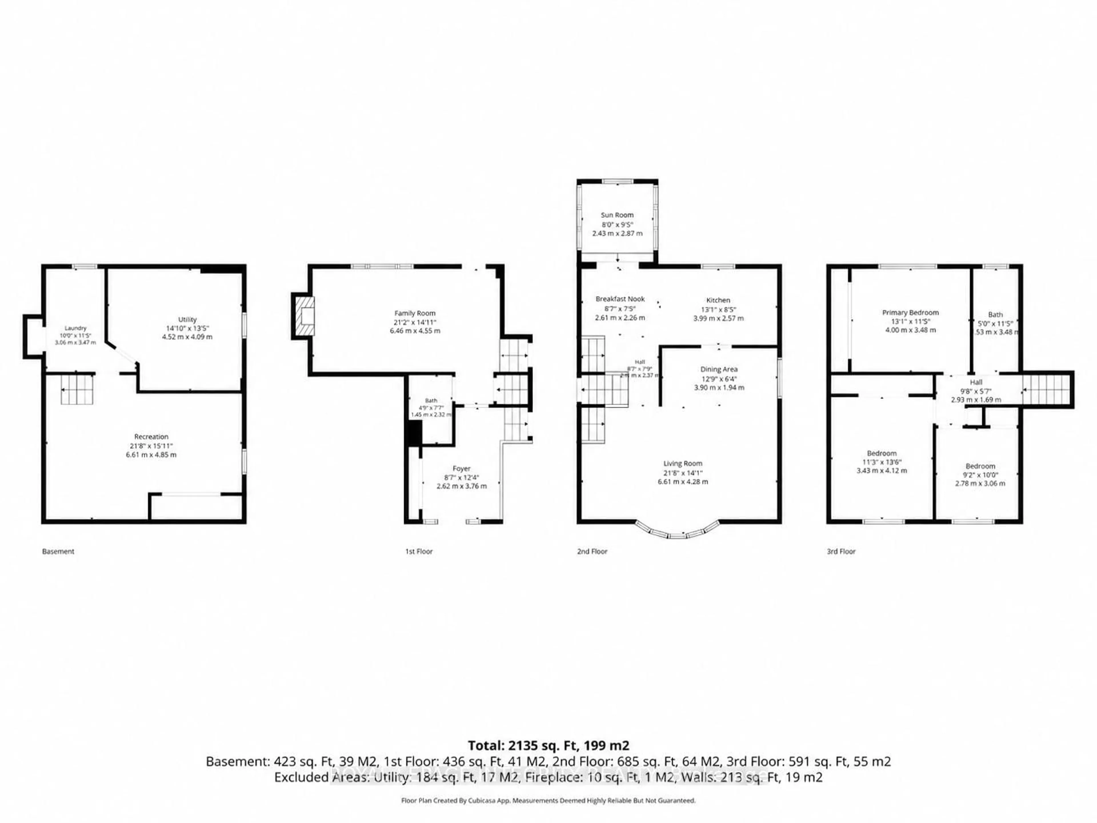 Floor plan for 6 Woodview Cres, Ottawa Ontario K1B 3A9