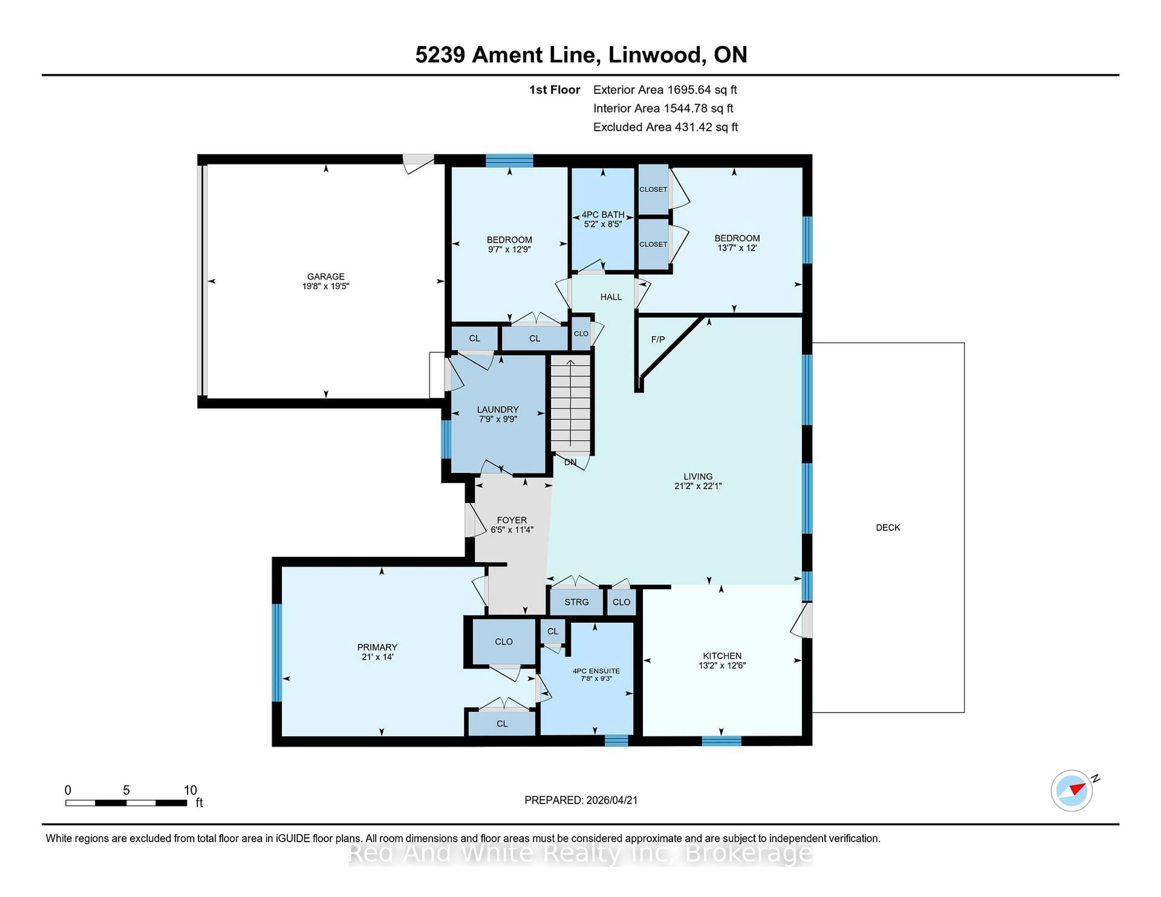Floor plan for 5239 Ament Line, Wellesley Ontario N0B 2A0