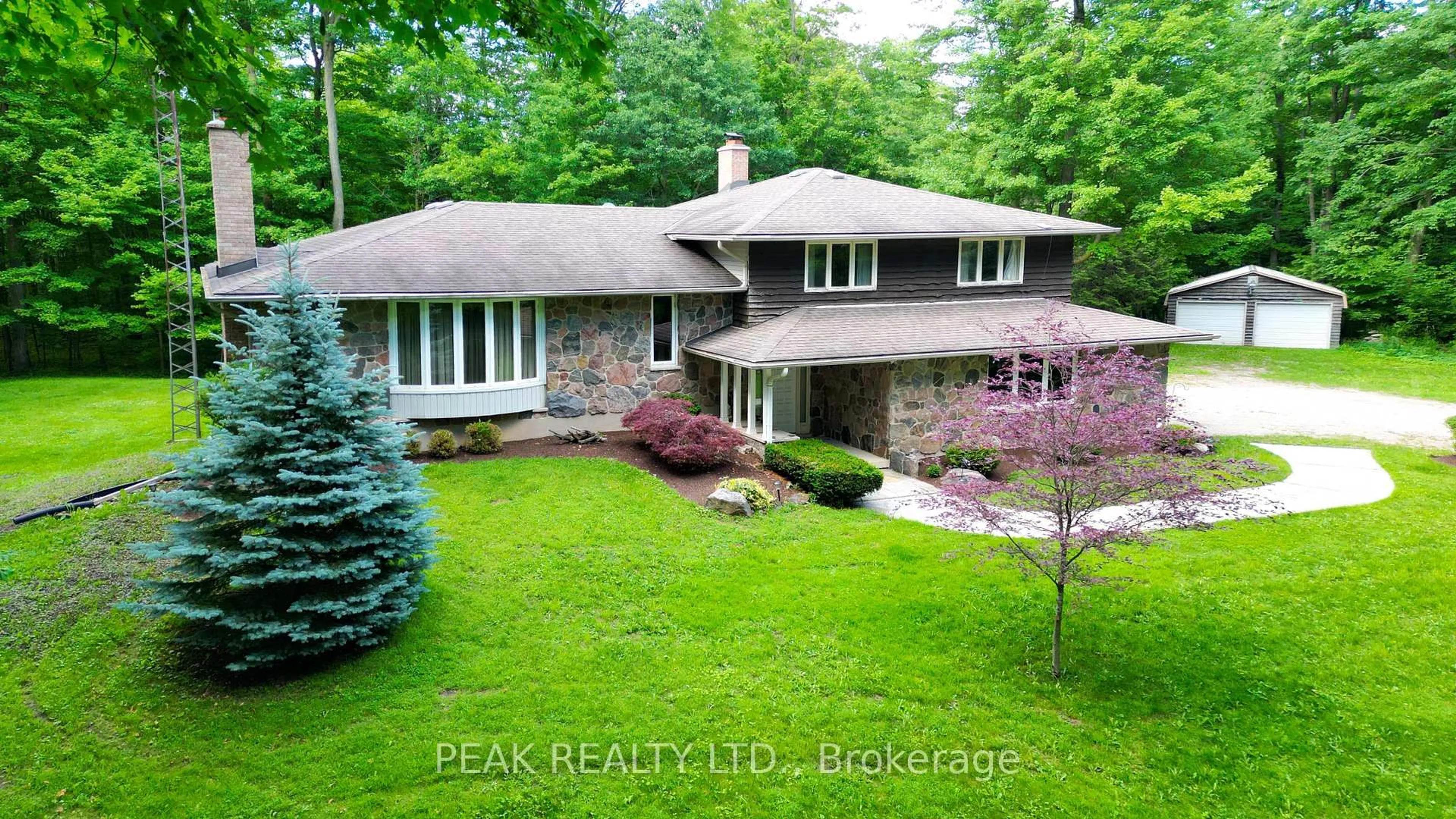A pic from outside/outdoor area/front of a property/back of a property/a pic from drone, unknown for 2430 Bethel Rd, Wilmot Ontario N3A 2X7