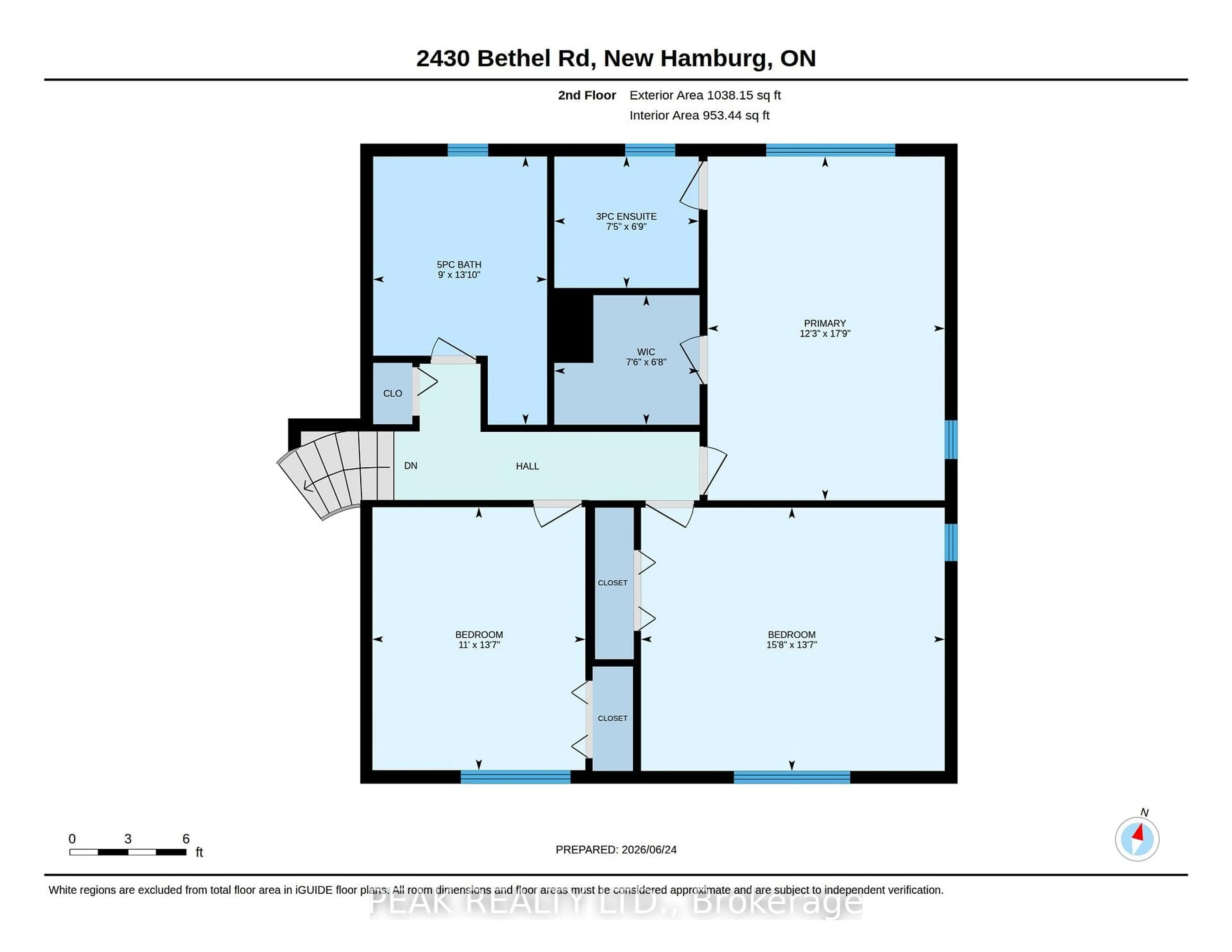 Floor plan for 2430 Bethel Rd, Wilmot Ontario N3A 2X7