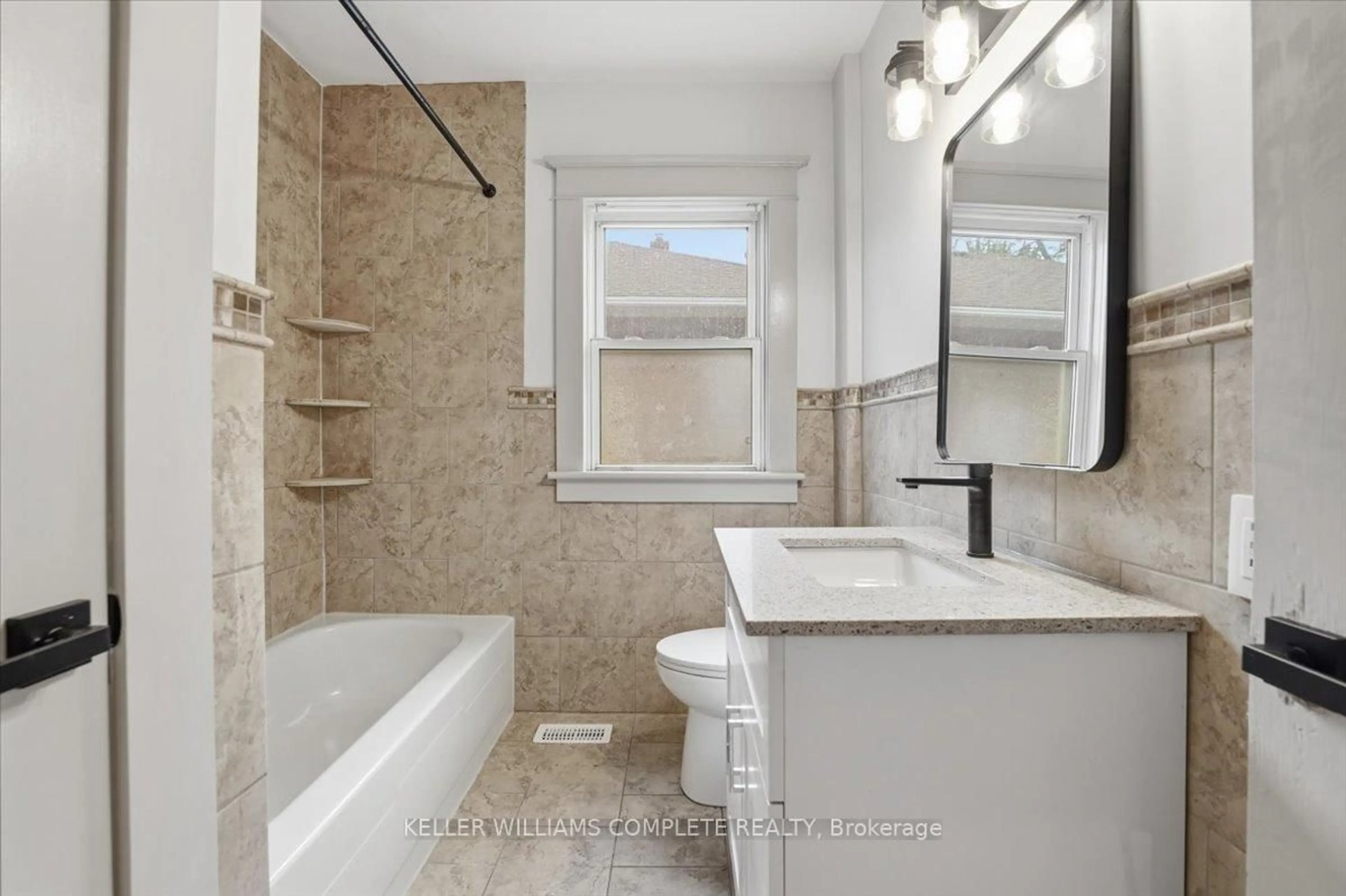 Standard bathroom, ceramic/tile floor for 61 Wallace Ave, Port Colborne Ontario L3K 3X5