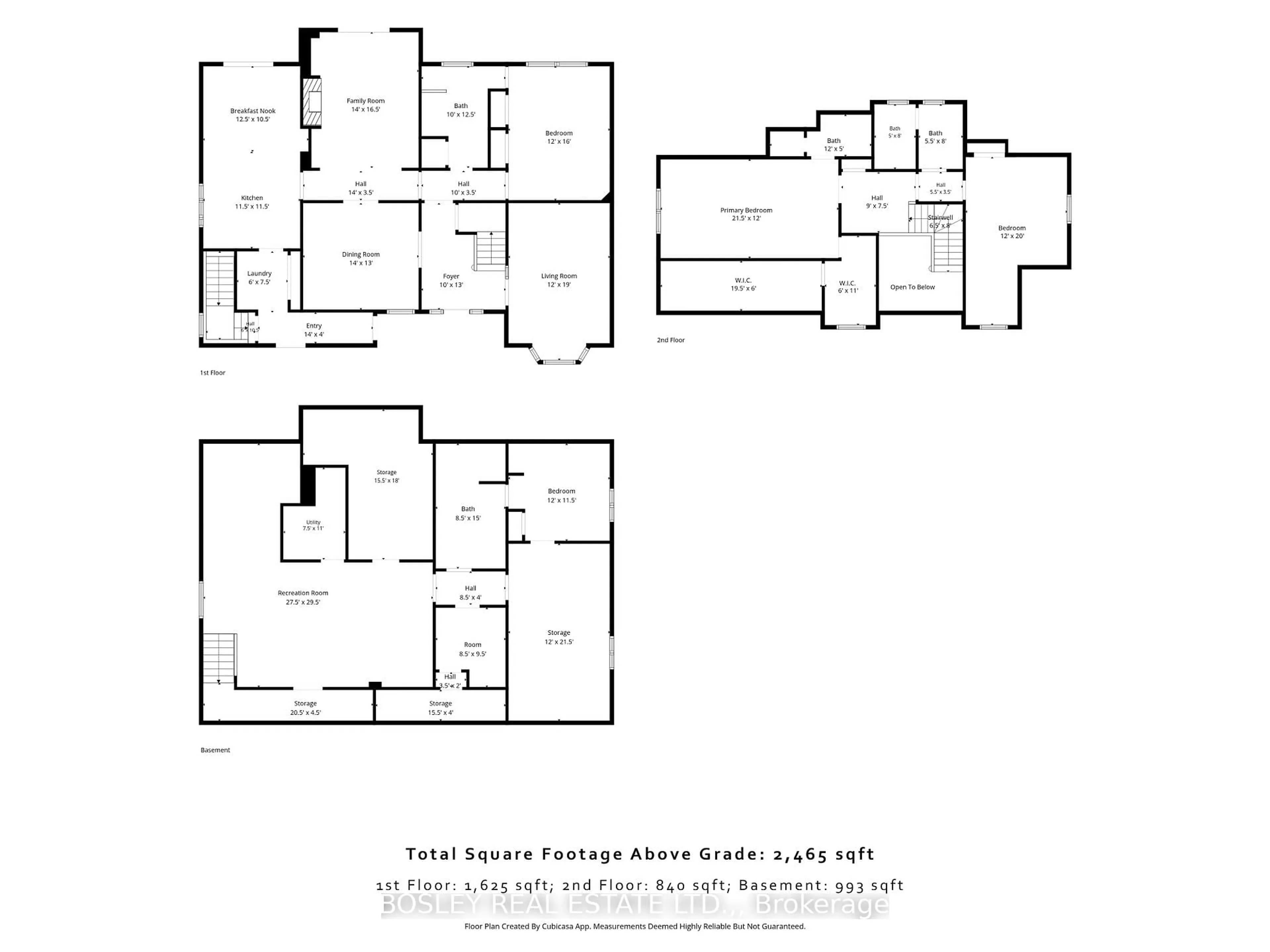 Floor plan for 44 The Prom, Niagara-on-the-Lake Ontario L0S 1J0