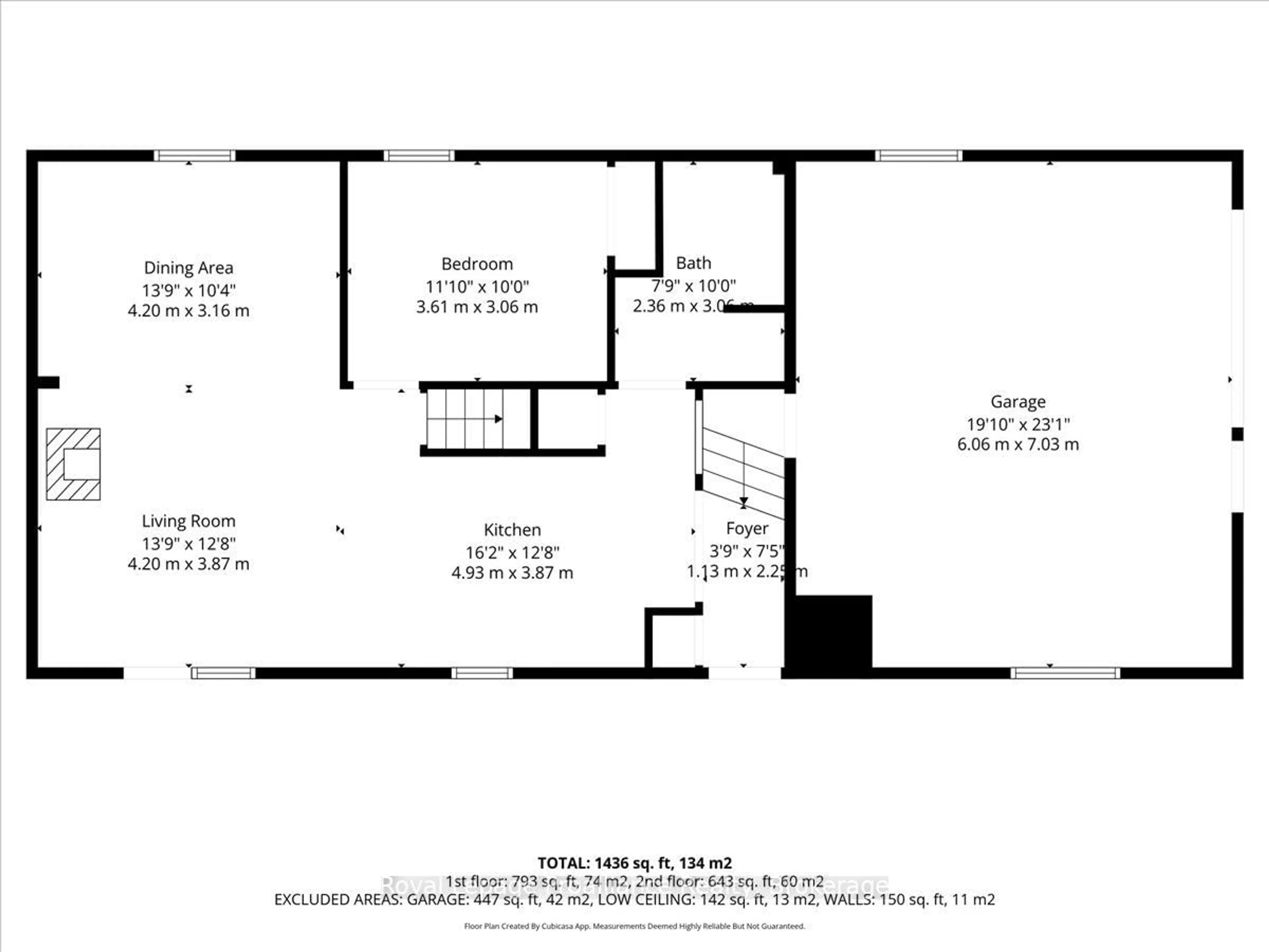 Floor plan for 405 Elzevir Rd, Kaladar Ontario K0H 1P0
