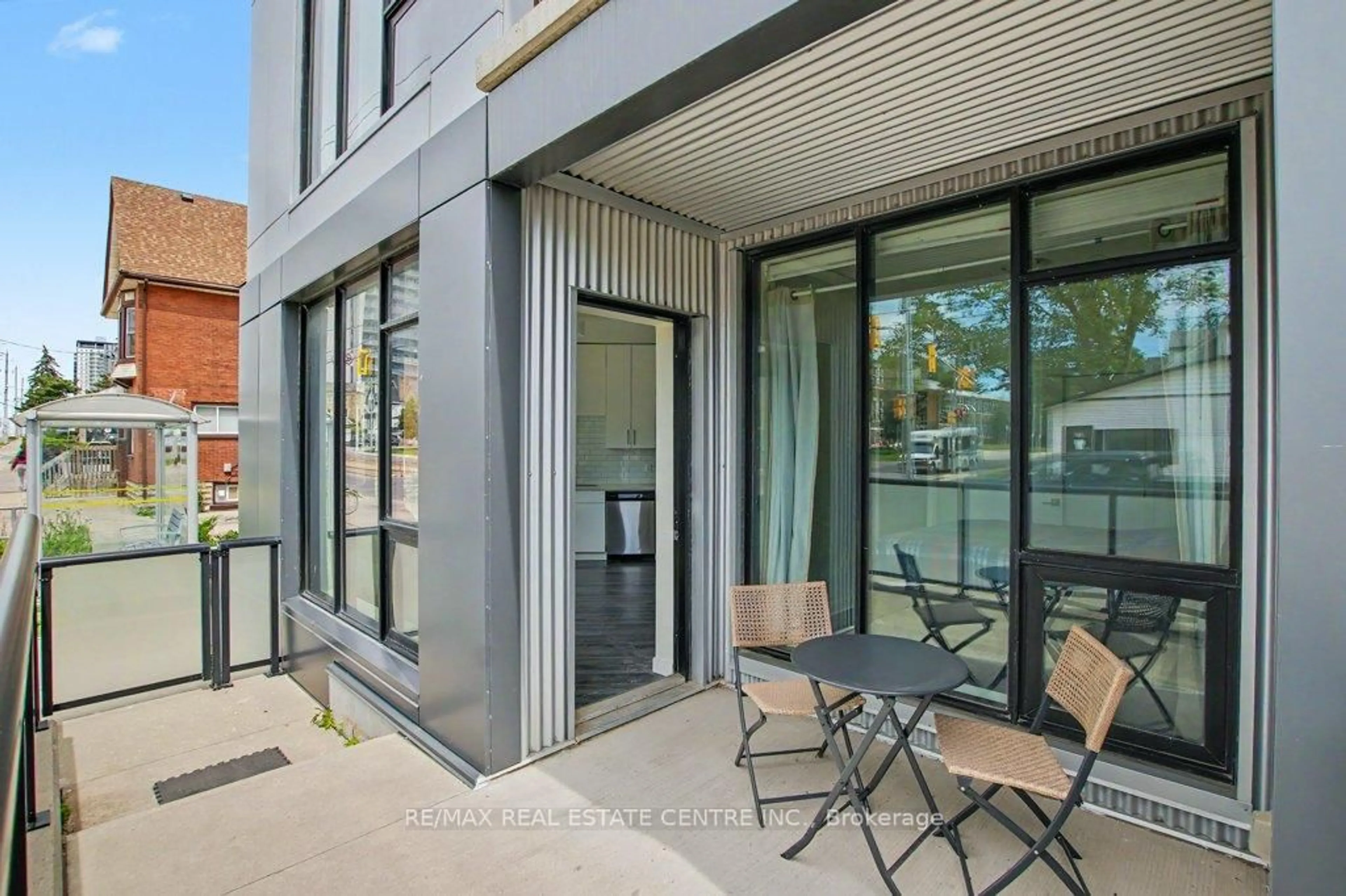 Patio, street for 690 King St #101, Kitchener Ontario N2H 5L8