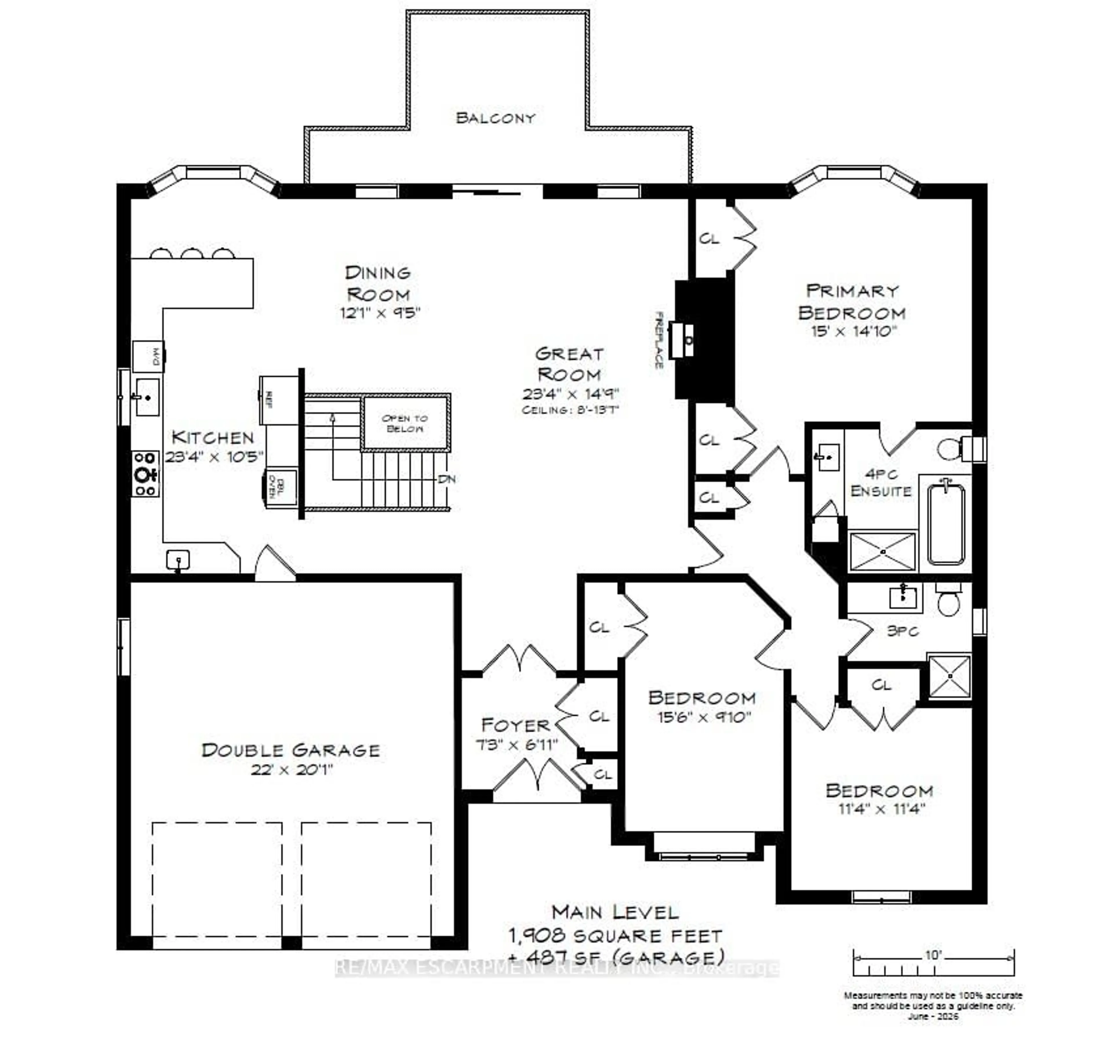 Floor plan for 17 Flanders Dr, Hamilton Ontario L8B 0G6