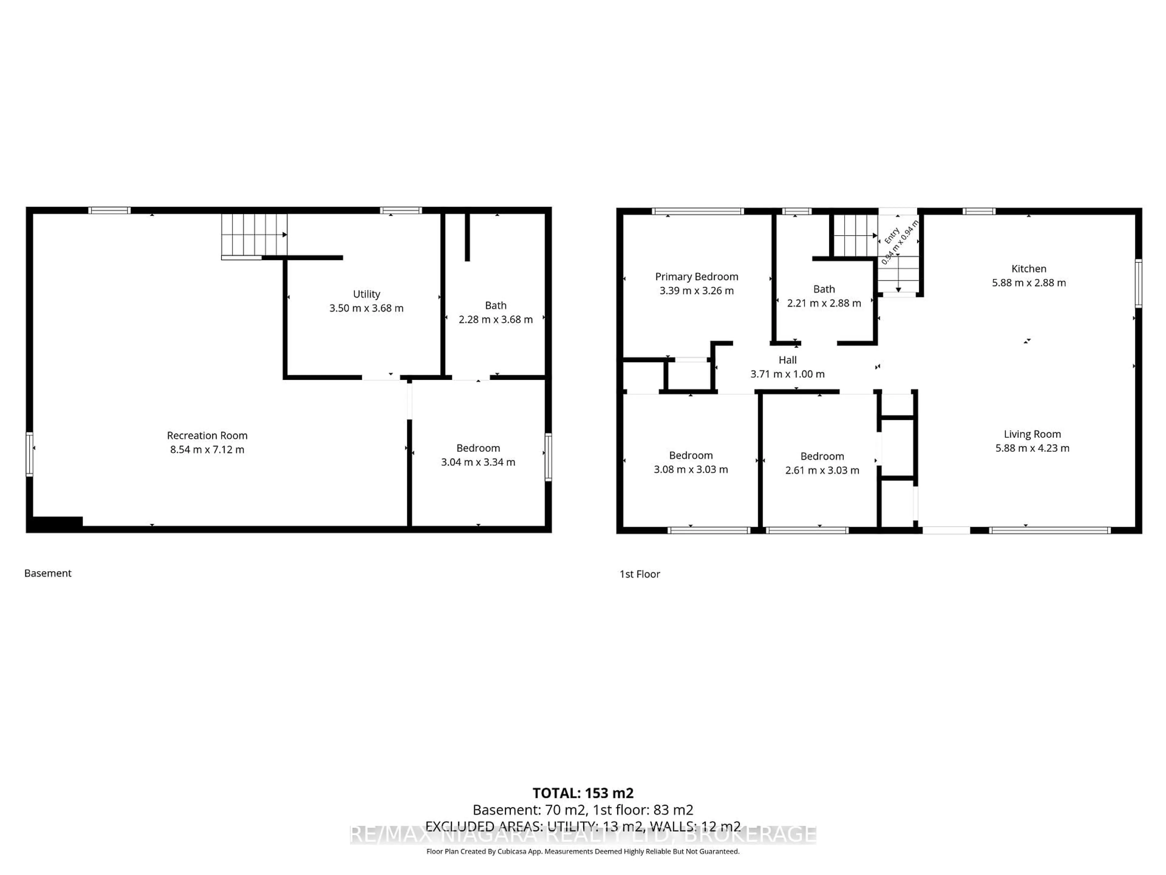 Floor plan for 550 Lloyd Ave, Welland Ontario L3C 2Z6