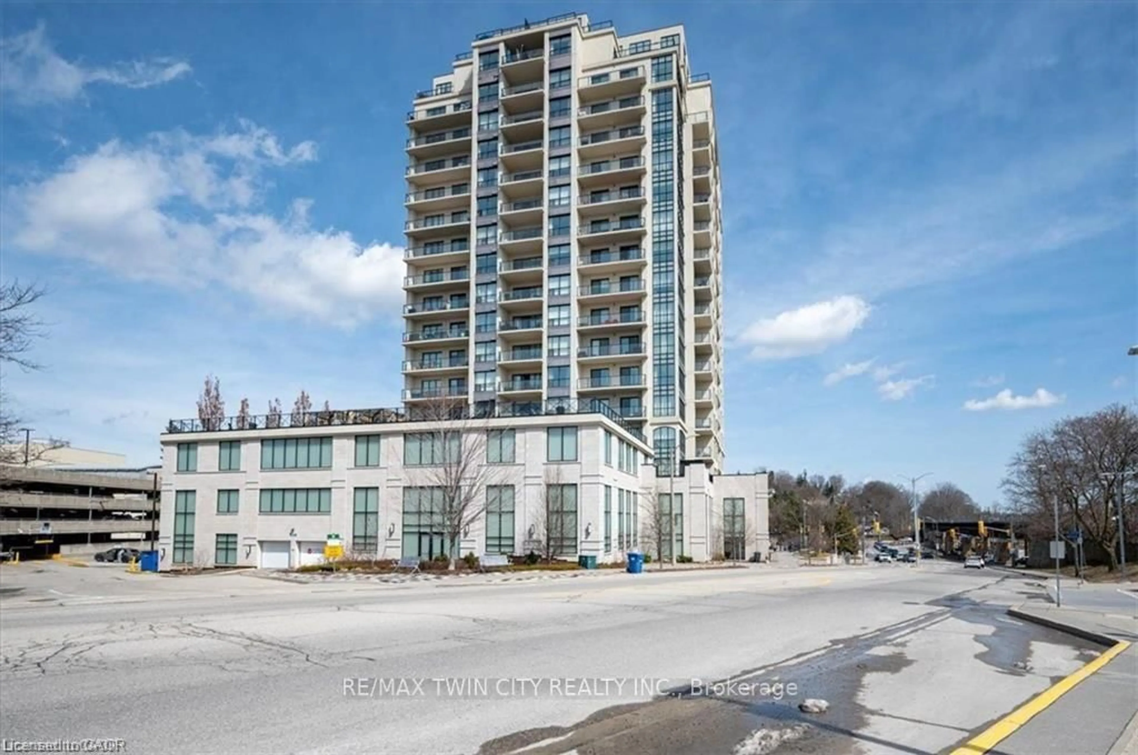 A pic from outside/outdoor area/front of a property/back of a property/a pic from drone, building for 160 Macdonell St #607, Guelph Ontario N1H 0A9